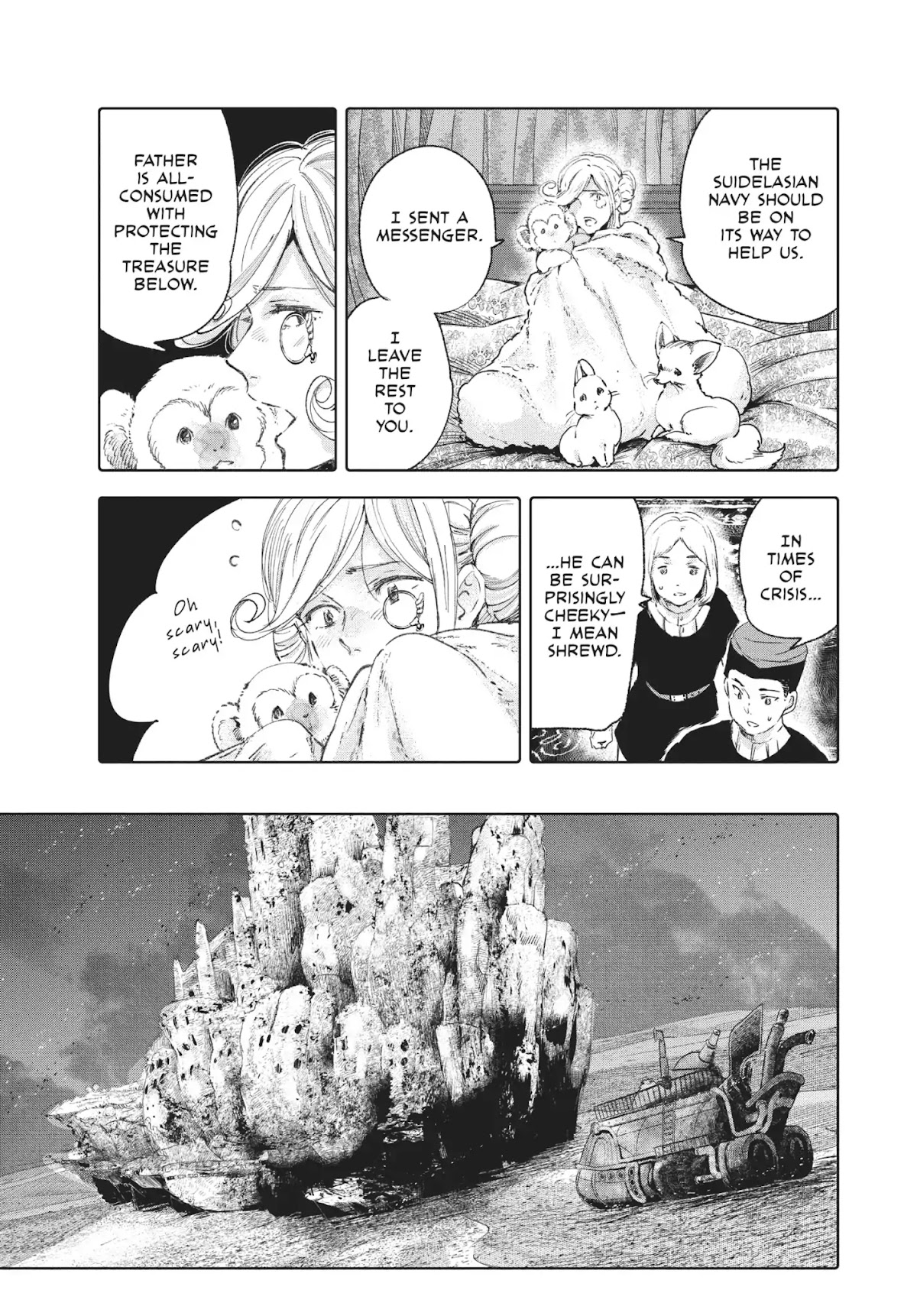 Kujira no Kora wa Sajou ni Utau Chapter 55 page 11 - Chapter 55: Goodbye Amonlogia