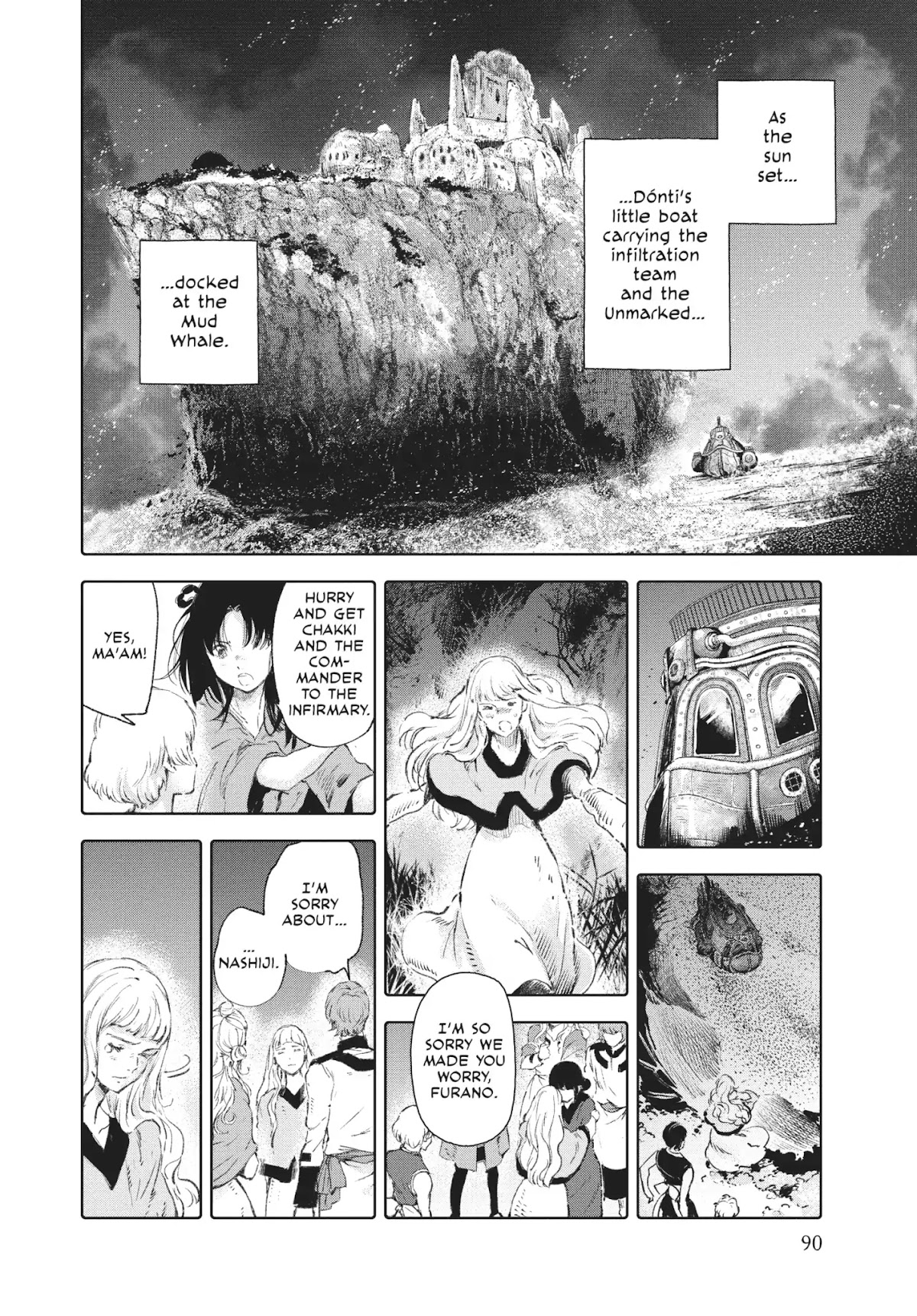 Kujira no Kora wa Sajou ni Utau Chapter 55 page 12 - Chapter 55: Goodbye Amonlogia