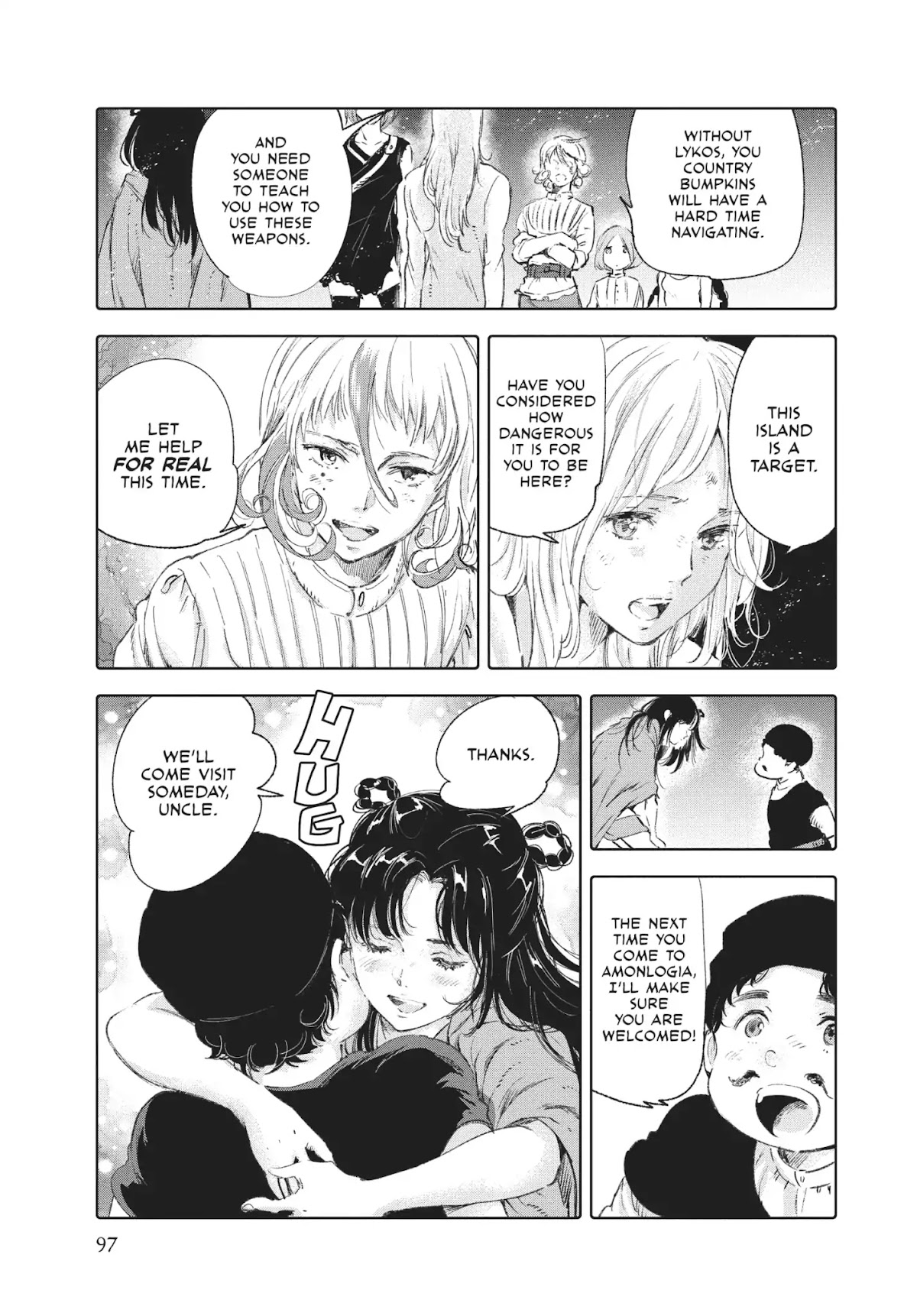 Kujira no Kora wa Sajou ni Utau Chapter 55 page 19 - Chapter 55: Goodbye Amonlogia
