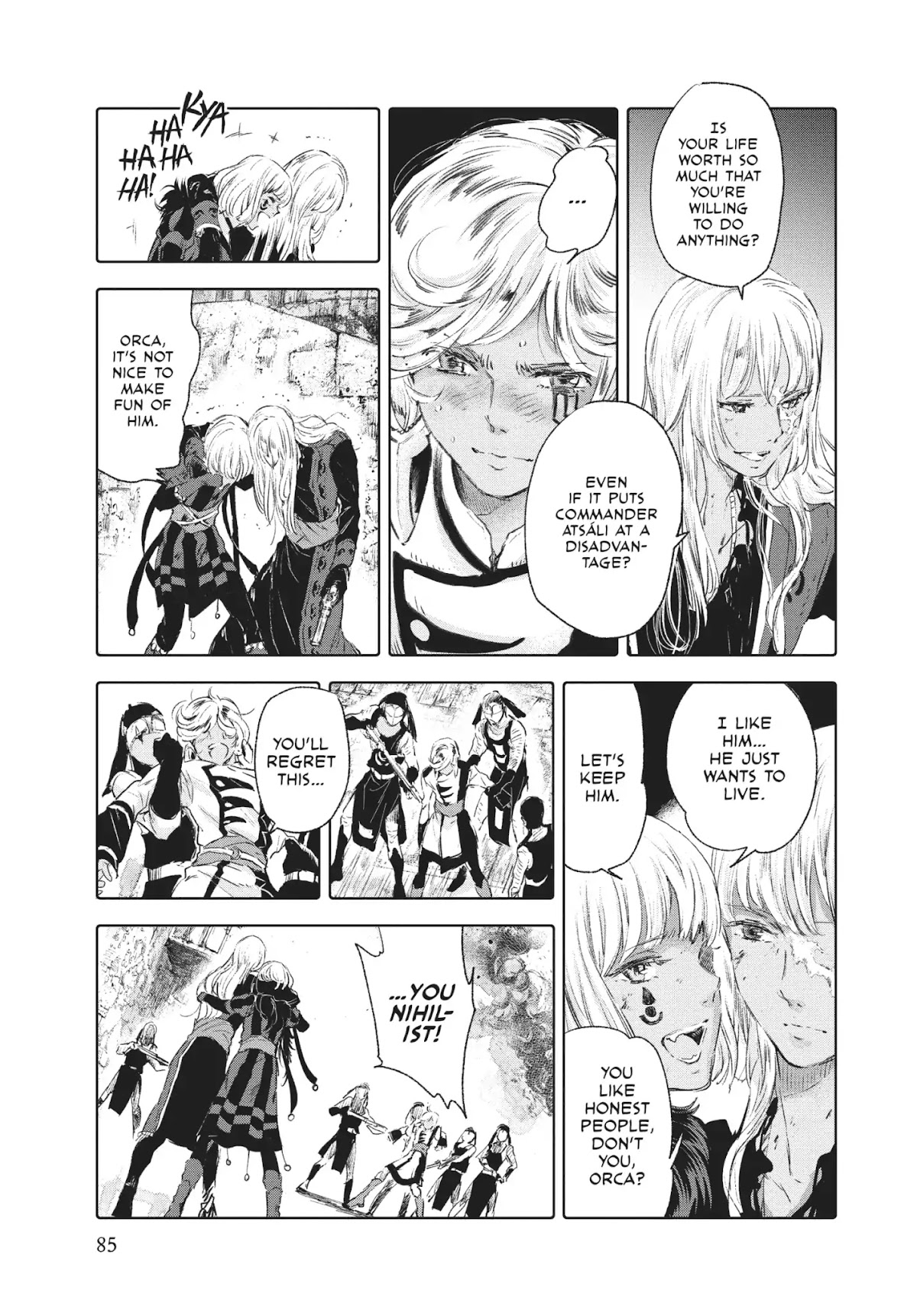 Kujira no Kora wa Sajou ni Utau Chapter 55 page 7 - Chapter 55: Goodbye Amonlogia