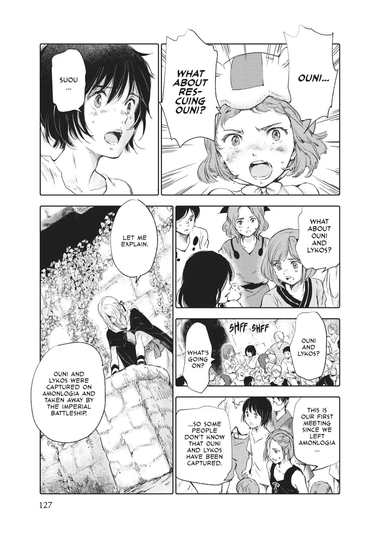 Kujira no Kora wa Sajou ni Utau Chapter 56 page 13 - Chapter 56: Dawn of Resolution