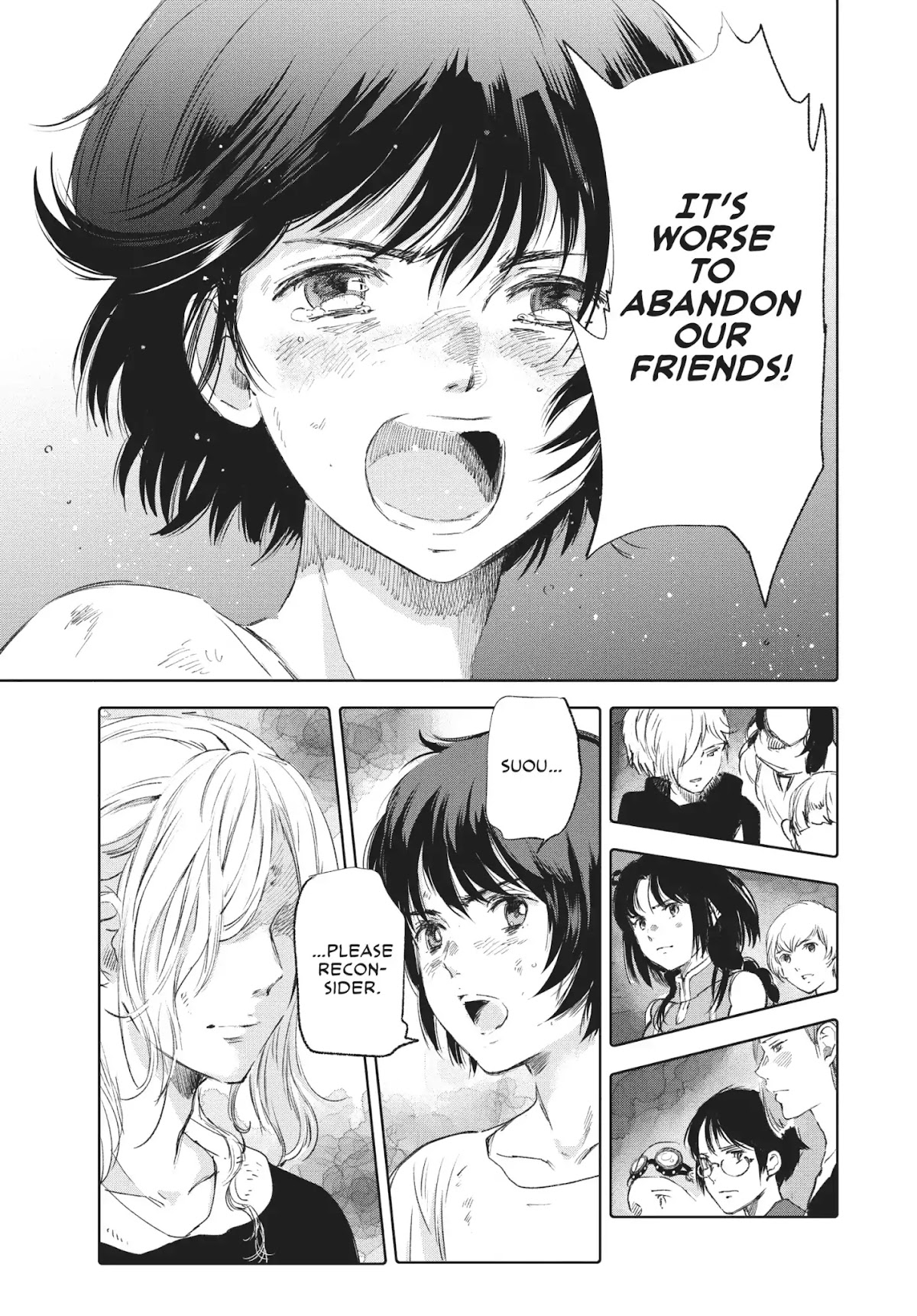 Kujira no Kora wa Sajou ni Utau Chapter 56 page 22 - Chapter 56: Dawn of Resolution