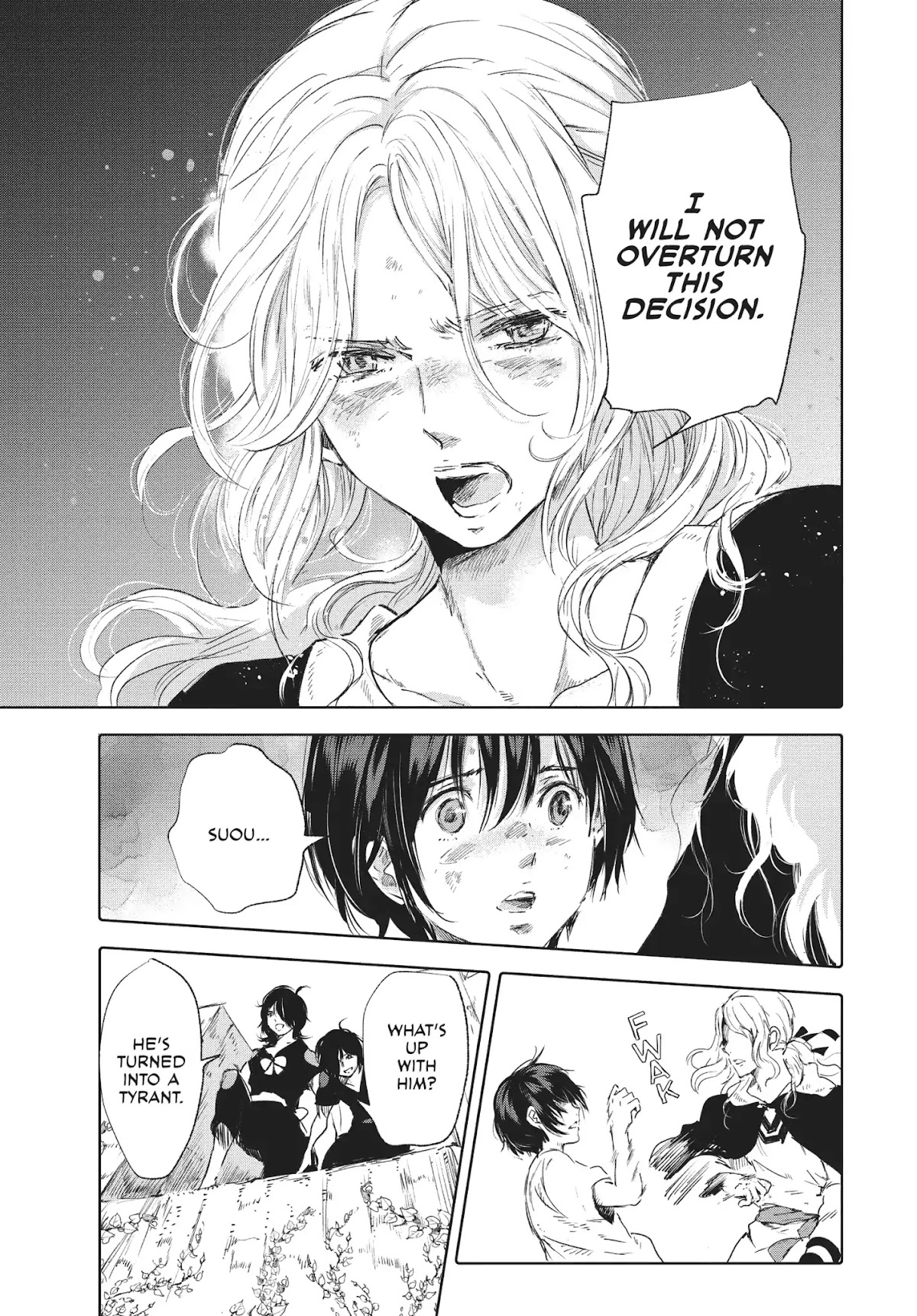 Kujira no Kora wa Sajou ni Utau Chapter 56 page 28 - Chapter 56: Dawn of Resolution