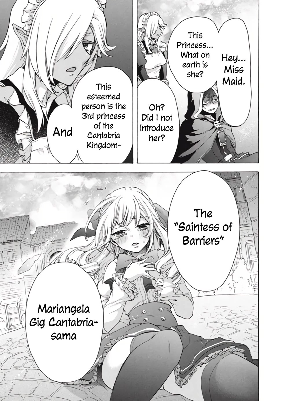 "Kukuku....... He Is the Weakest of the Four Heavenly Monarchs." I Was Dismissed From My Job, but Somehow I Became the Master of a Hero and a Holy Maiden Chapter 11.1 page 34 - Chapter 11.1 - 11.2