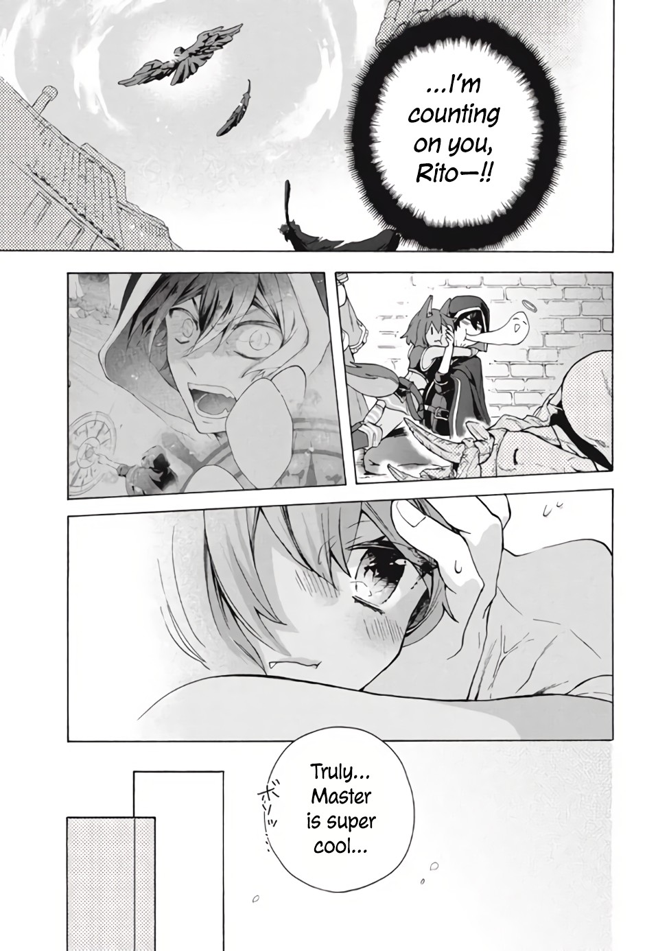 "Kukuku....... He Is the Weakest of the Four Heavenly Monarchs." I Was Dismissed From My Job, but Somehow I Became the Master of a Hero and a Holy Maiden Chapter 11.1 page 8 - Chapter 11.1 - 11.2
