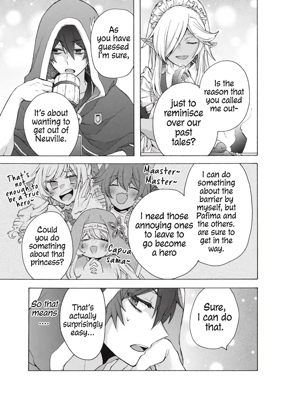 "Kukuku....... He Is the Weakest of the Four Heavenly Monarchs." I Was Dismissed From My Job, but Somehow I Became the Master of a Hero and a Holy Maiden Chapter 12.1 page 24 - Chapter 12.1 - 12.2