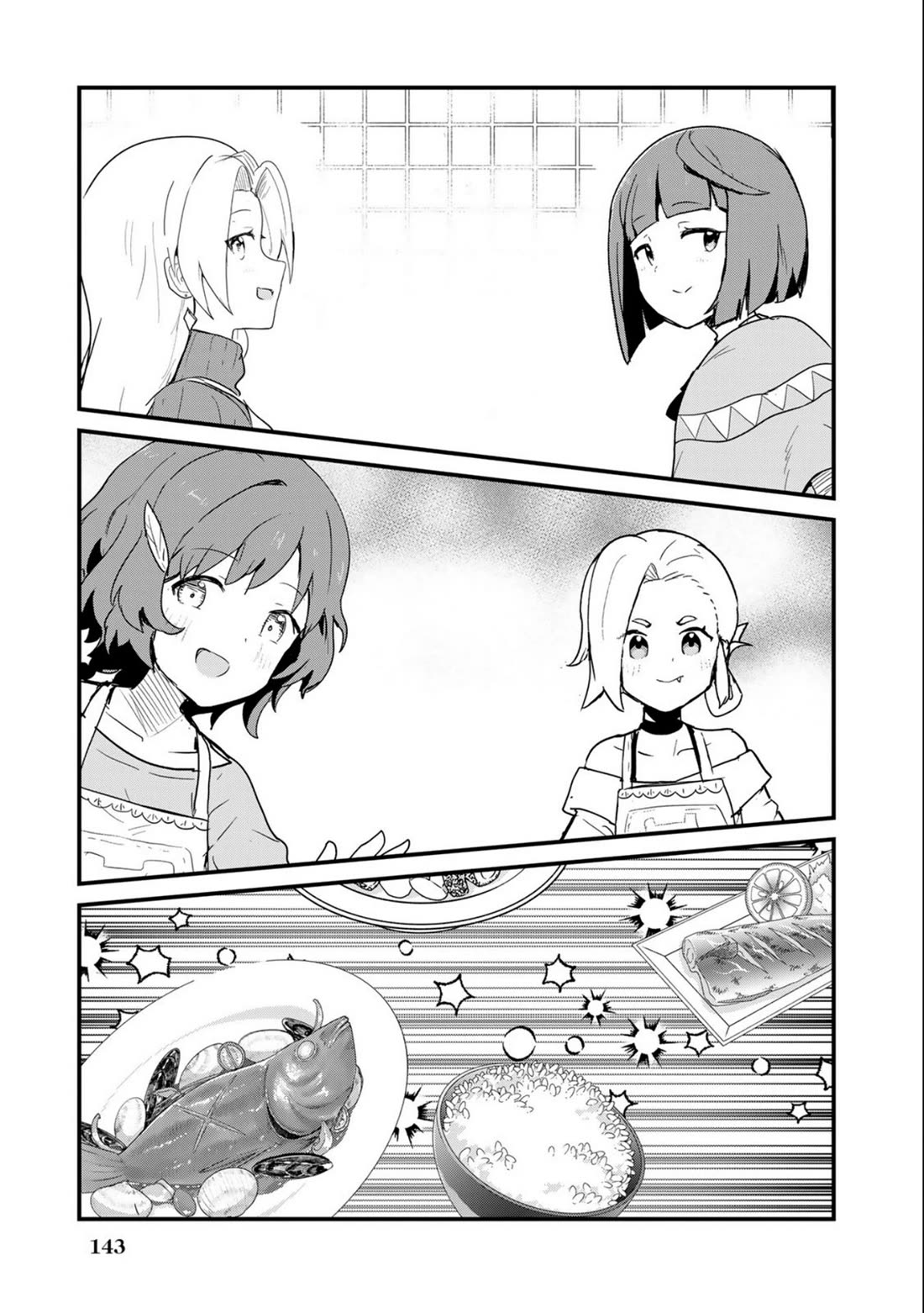 Kuma Kuma Kuma Bear Chapter 100 page 11 - Chapter 100: Kuma-san and the Diners Opening Day