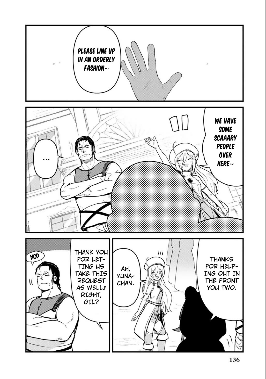 Kuma Kuma Kuma Bear Chapter 100 page 4 - Chapter 100: Kuma-san and the Diners Opening Day