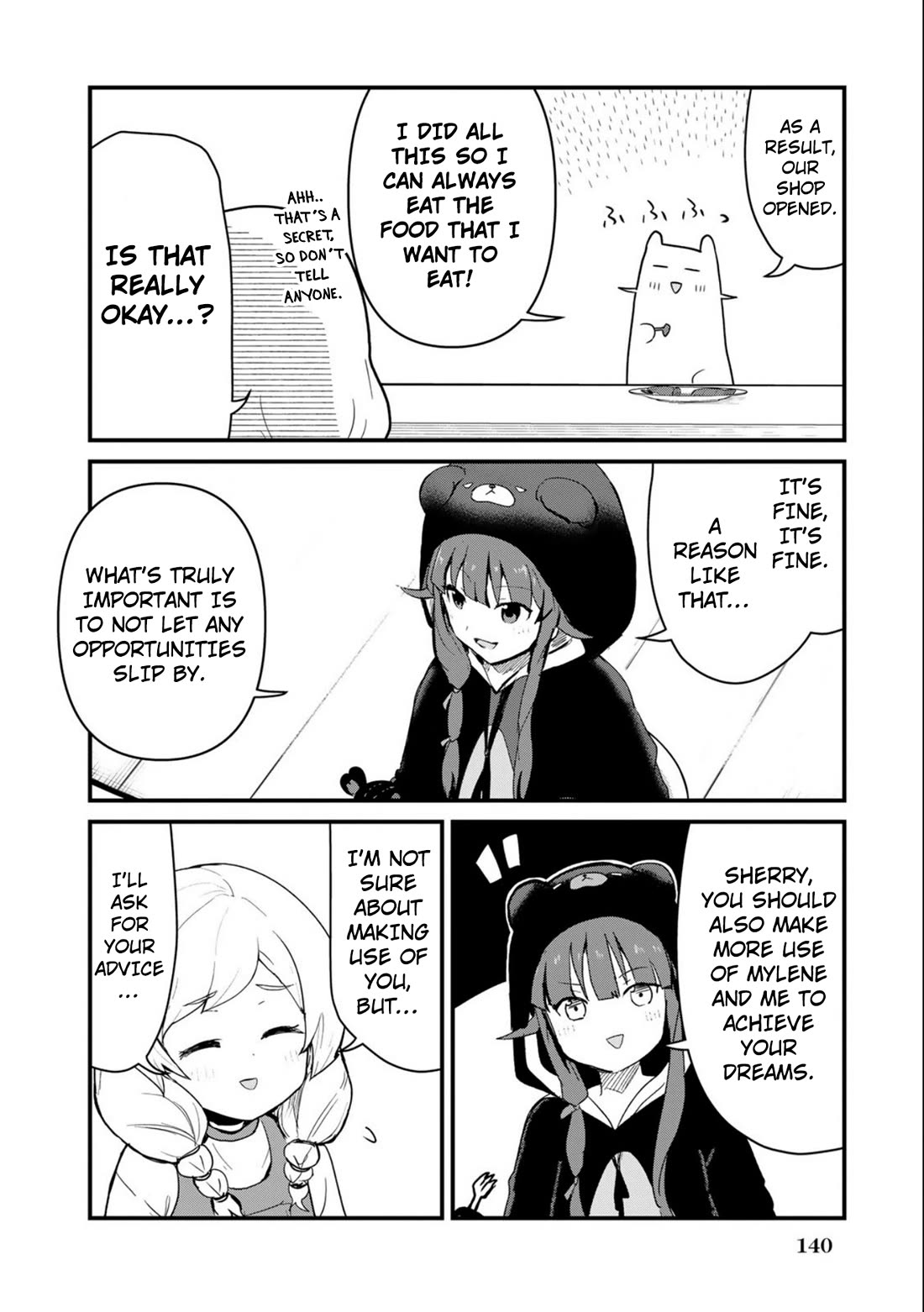 Kuma Kuma Kuma Bear Chapter 100 page 8 - Chapter 100: Kuma-san and the Diners Opening Day