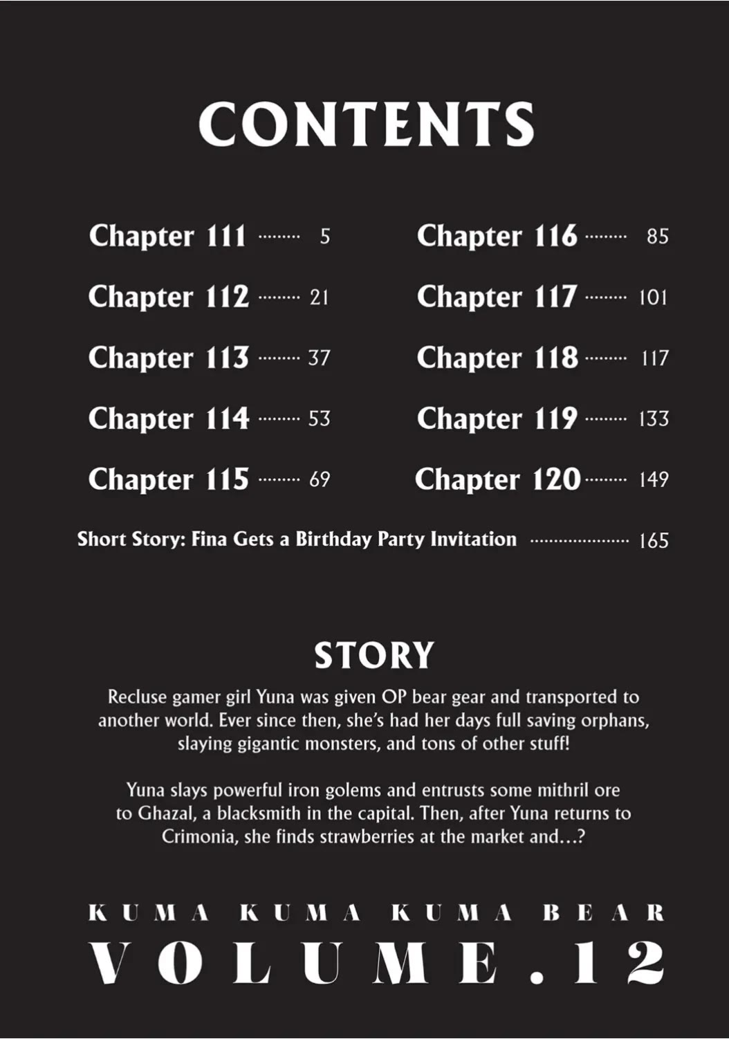 Kuma Kuma Kuma Bear Chapter 111 page 5 - Chapter 111