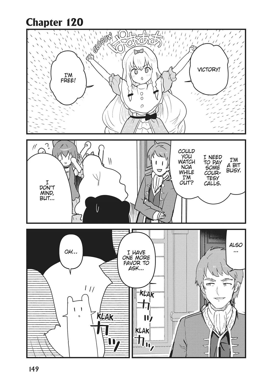 Kuma Kuma Kuma Bear Chapter 120 page 1 - Chapter 120