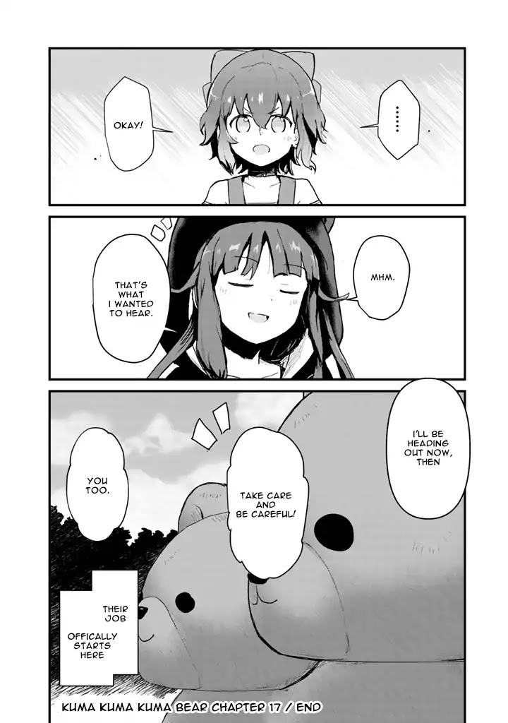 Kuma Kuma Kuma Bear Chapter 17 page 17 - Chapter 17