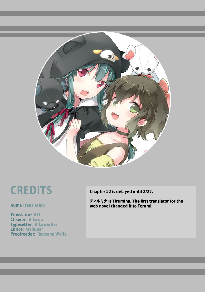 Kuma Kuma Kuma Bear Chapter 21 page 1 - Chapter 21