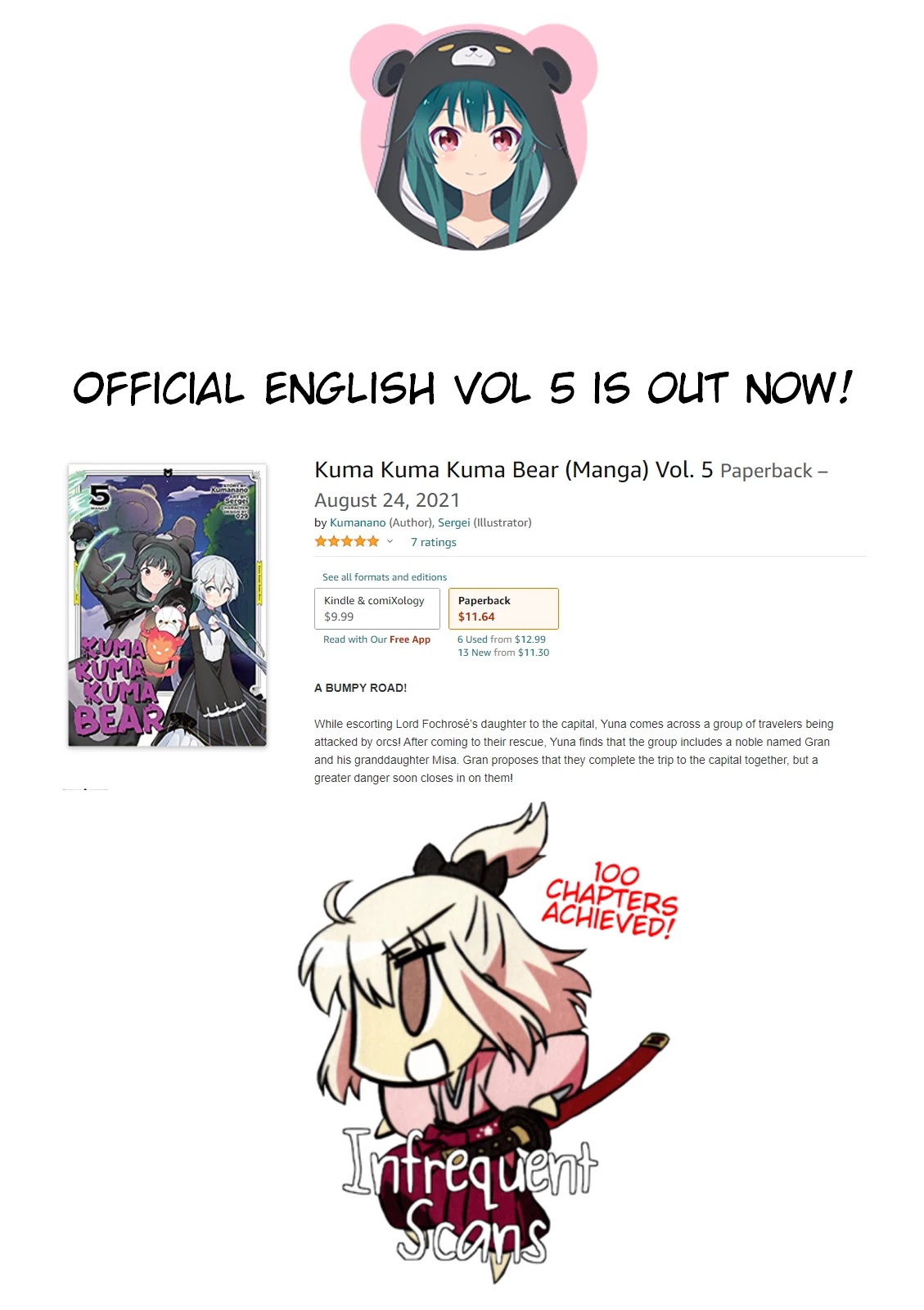 Kuma Kuma Kuma Bear Chapter 62 page 13 - Chapter 62