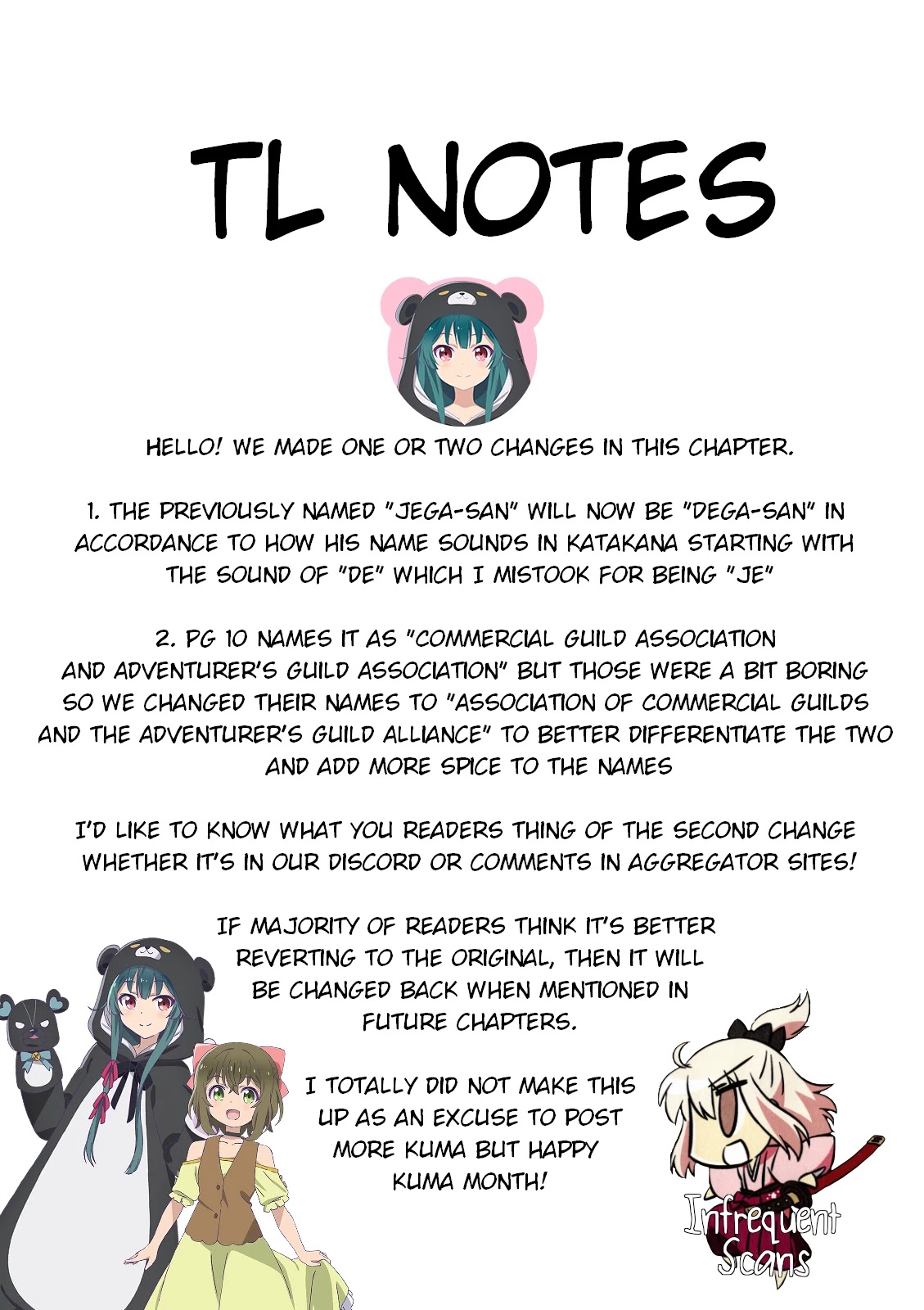 Kuma Kuma Kuma Bear Chapter 73 page 17 - Chapter 73: Kuma-san Confronts the Guildmaster
