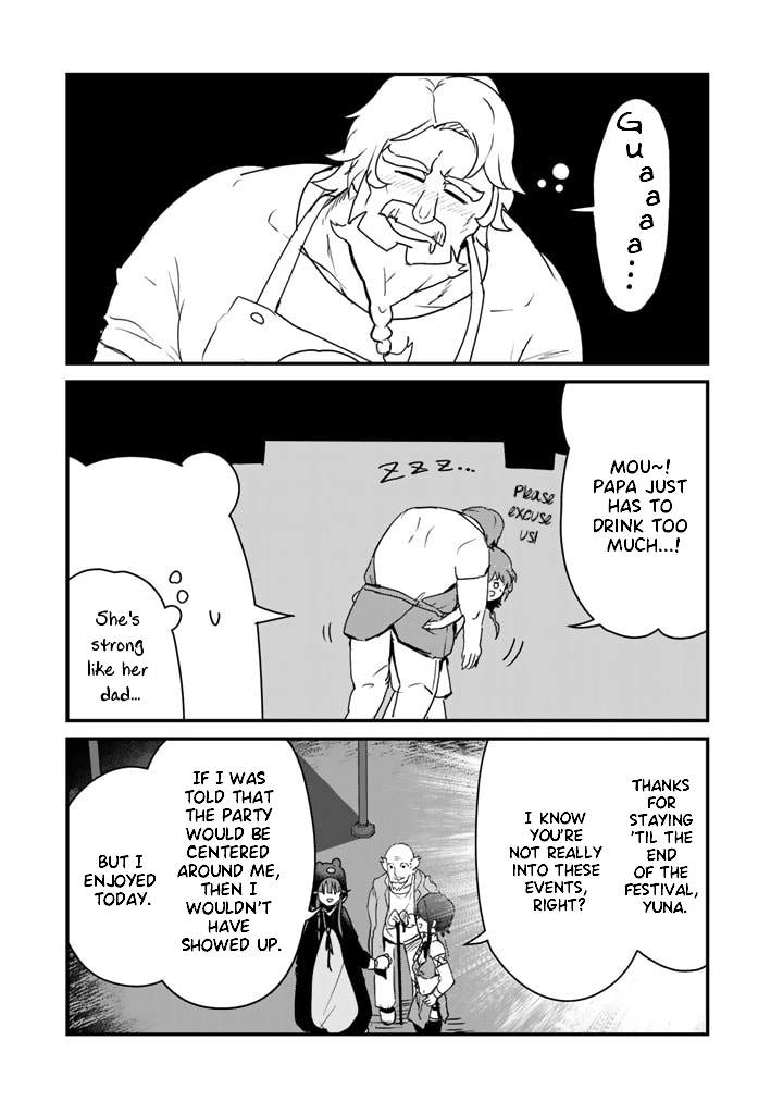 Kuma Kuma Kuma Bear Chapter 76 page 15 - Chapter 76: Kuma-san and the Festival