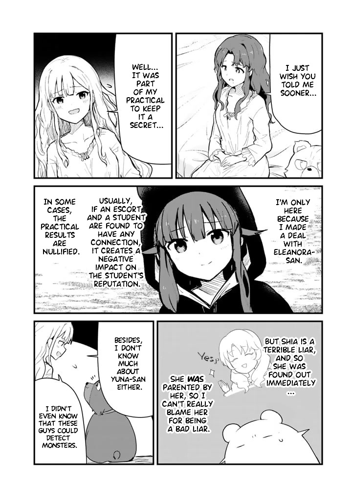 Kuma Kuma Kuma Bear Chapter 88 page 10 - Chapter 88: Kuma-san and the Students Arrive at the Village