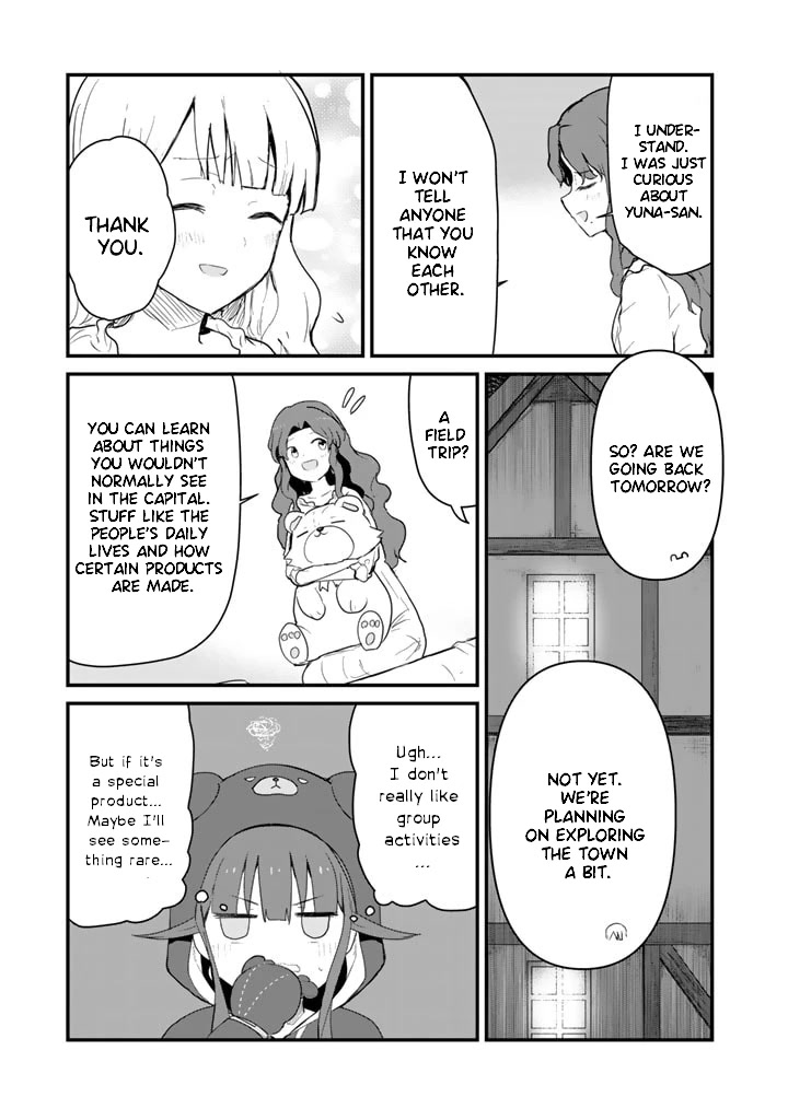 Kuma Kuma Kuma Bear Chapter 88 page 11 - Chapter 88: Kuma-san and the Students Arrive at the Village