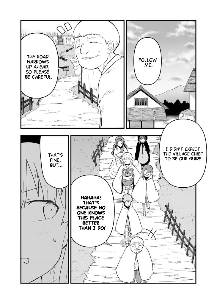 Kuma Kuma Kuma Bear Chapter 88 page 14 - Chapter 88: Kuma-san and the Students Arrive at the Village