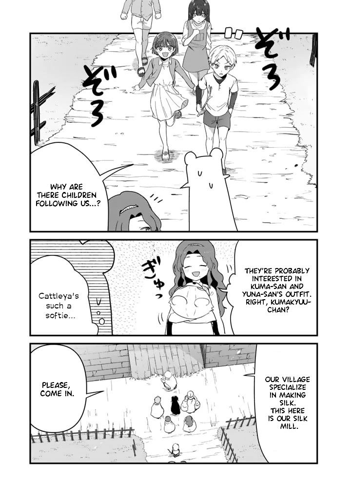Kuma Kuma Kuma Bear Chapter 88 page 15 - Chapter 88: Kuma-san and the Students Arrive at the Village