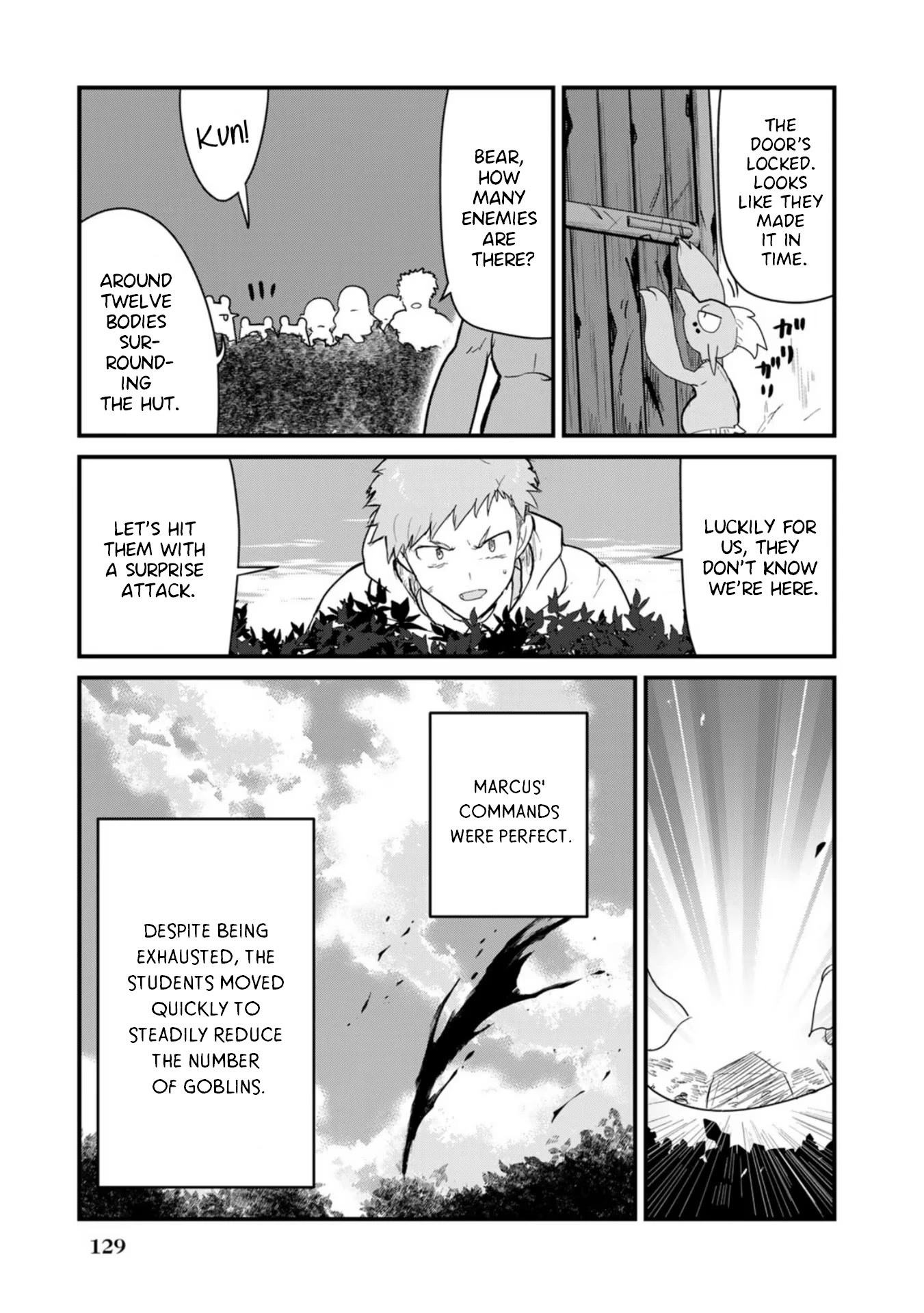 Kuma Kuma Kuma Bear Chapter 89 page 13 - Chapter 89: Kuma-san and the Students Subjugate Goblins
