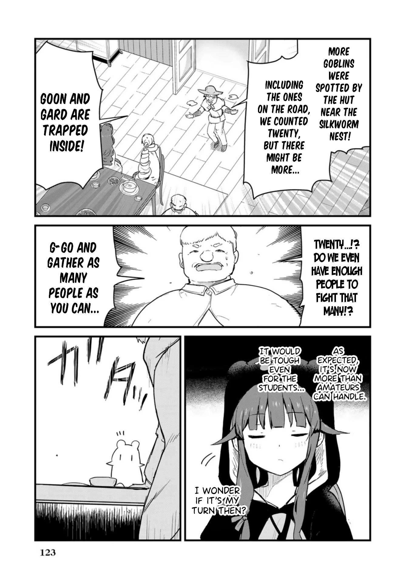 Kuma Kuma Kuma Bear Chapter 89 page 7 - Chapter 89: Kuma-san and the Students Subjugate Goblins