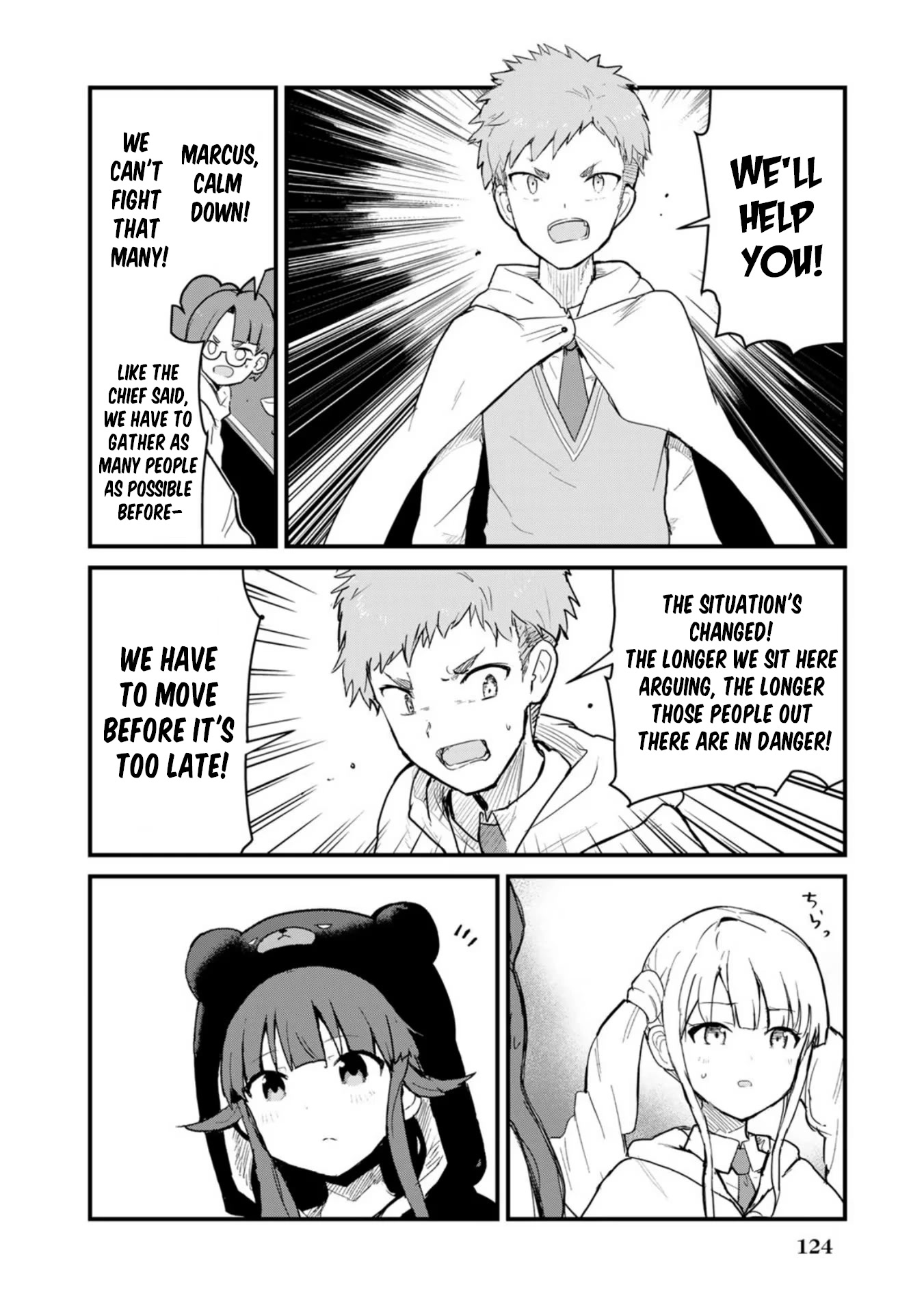 Kuma Kuma Kuma Bear Chapter 89 page 8 - Chapter 89: Kuma-san and the Students Subjugate Goblins