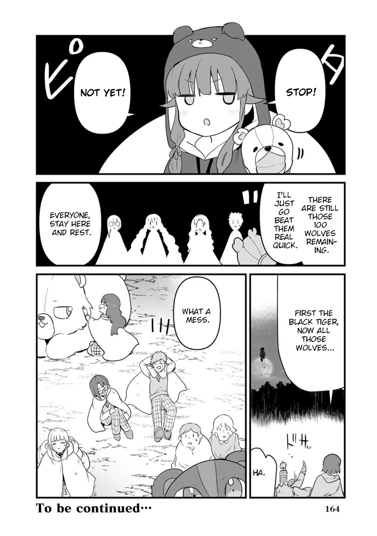 Kuma Kuma Kuma Bear Chapter 91 page 16 - Chapter 91: Kuma-san VS The Black Tiger 2