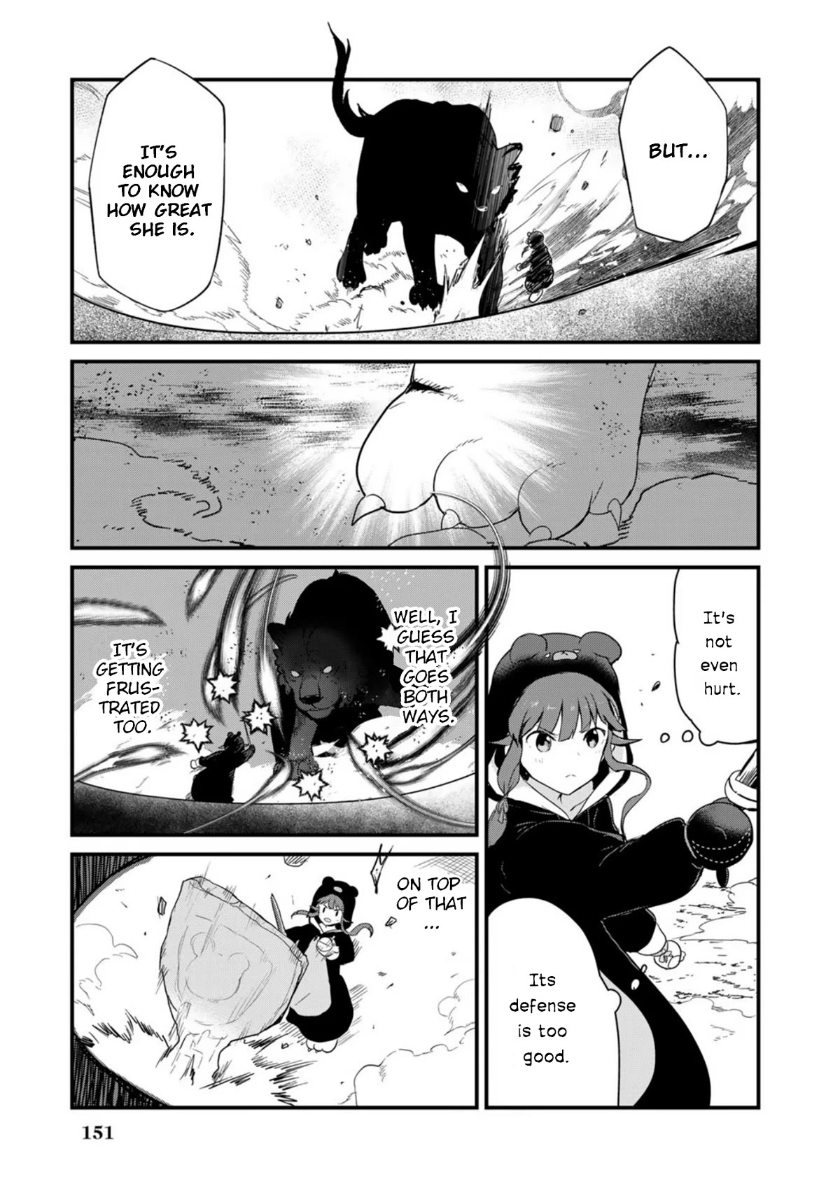 Kuma Kuma Kuma Bear Chapter 91 page 3 - Chapter 91: Kuma-san VS The Black Tiger 2