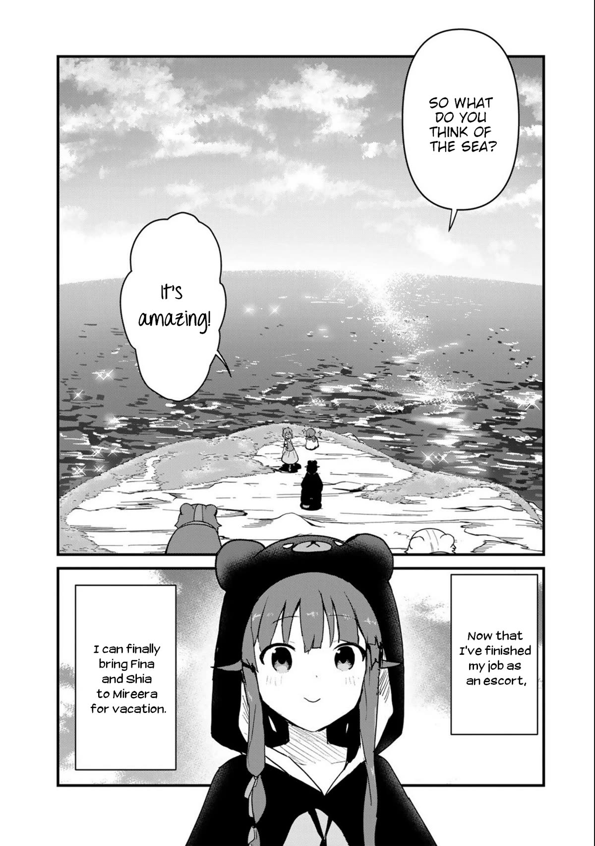 Kuma Kuma Kuma Bear Chapter 94 page 2 - Chapter 94: Kuma-san Goes on Vacation