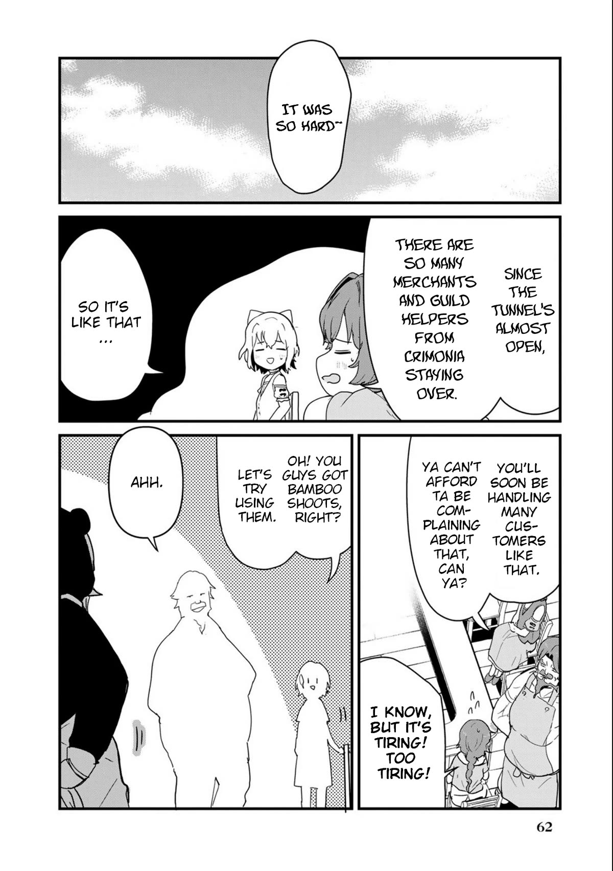 Kuma Kuma Kuma Bear Chapter 95 page 10 - Chapter 95: Kuma-san Harvests Bamboo