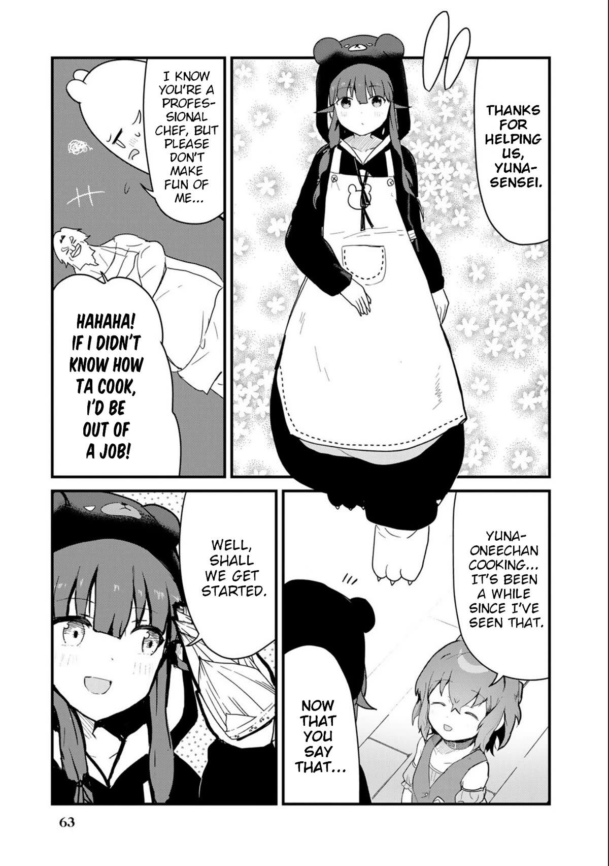 Kuma Kuma Kuma Bear Chapter 95 page 11 - Chapter 95: Kuma-san Harvests Bamboo