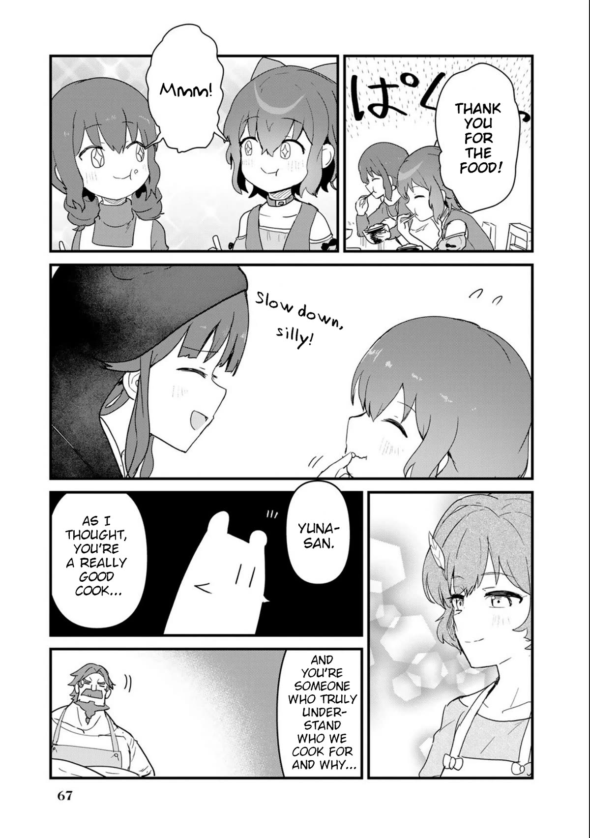 Kuma Kuma Kuma Bear Chapter 95 page 15 - Chapter 95: Kuma-san Harvests Bamboo