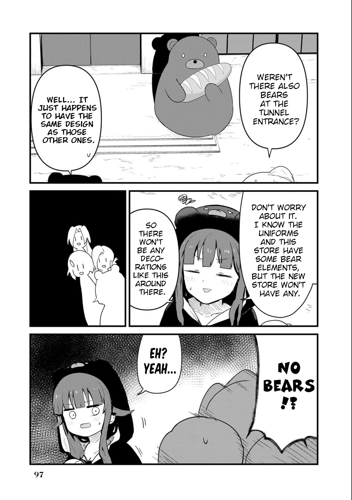 Kuma Kuma Kuma Bear Chapter 97 page 13 - Chapter 97: Kuma-san and the New Hires