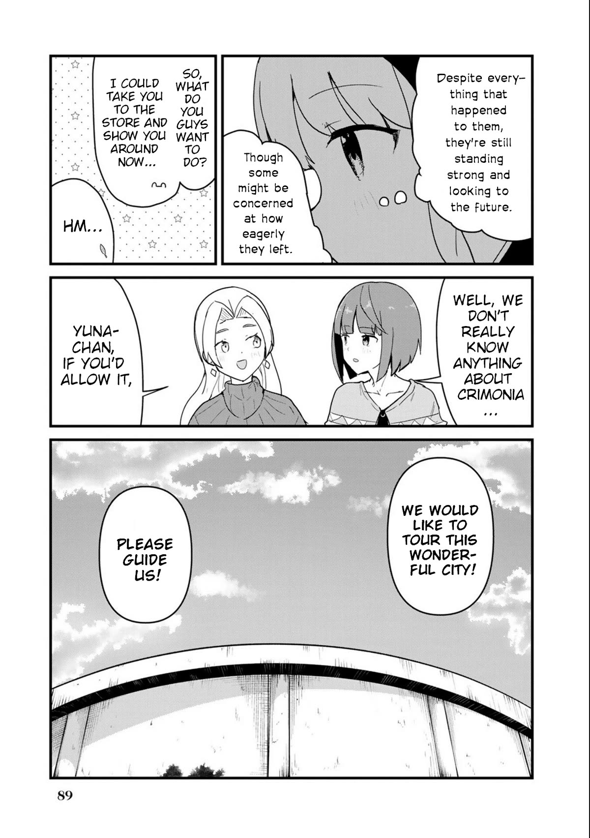 Kuma Kuma Kuma Bear Chapter 97 page 5 - Chapter 97: Kuma-san and the New Hires
