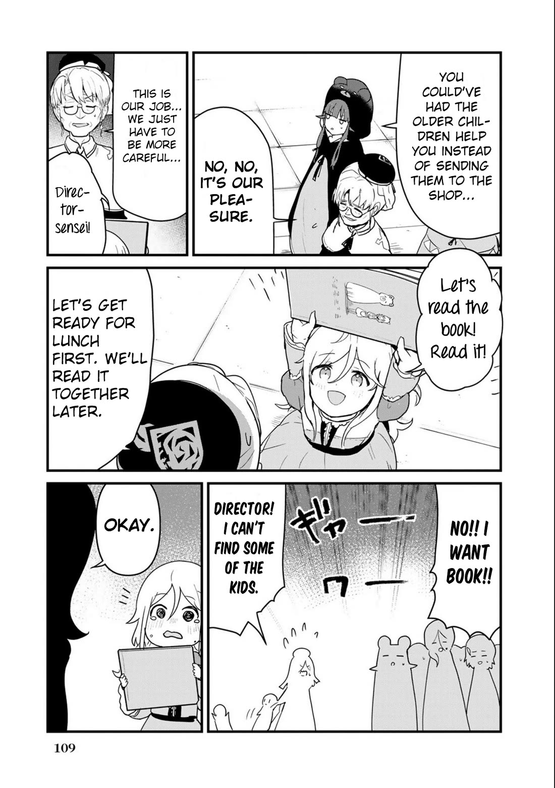 Kuma Kuma Kuma Bear Chapter 98 page 9 - Chapter 98: Kuma-san Visits the Orphanage
