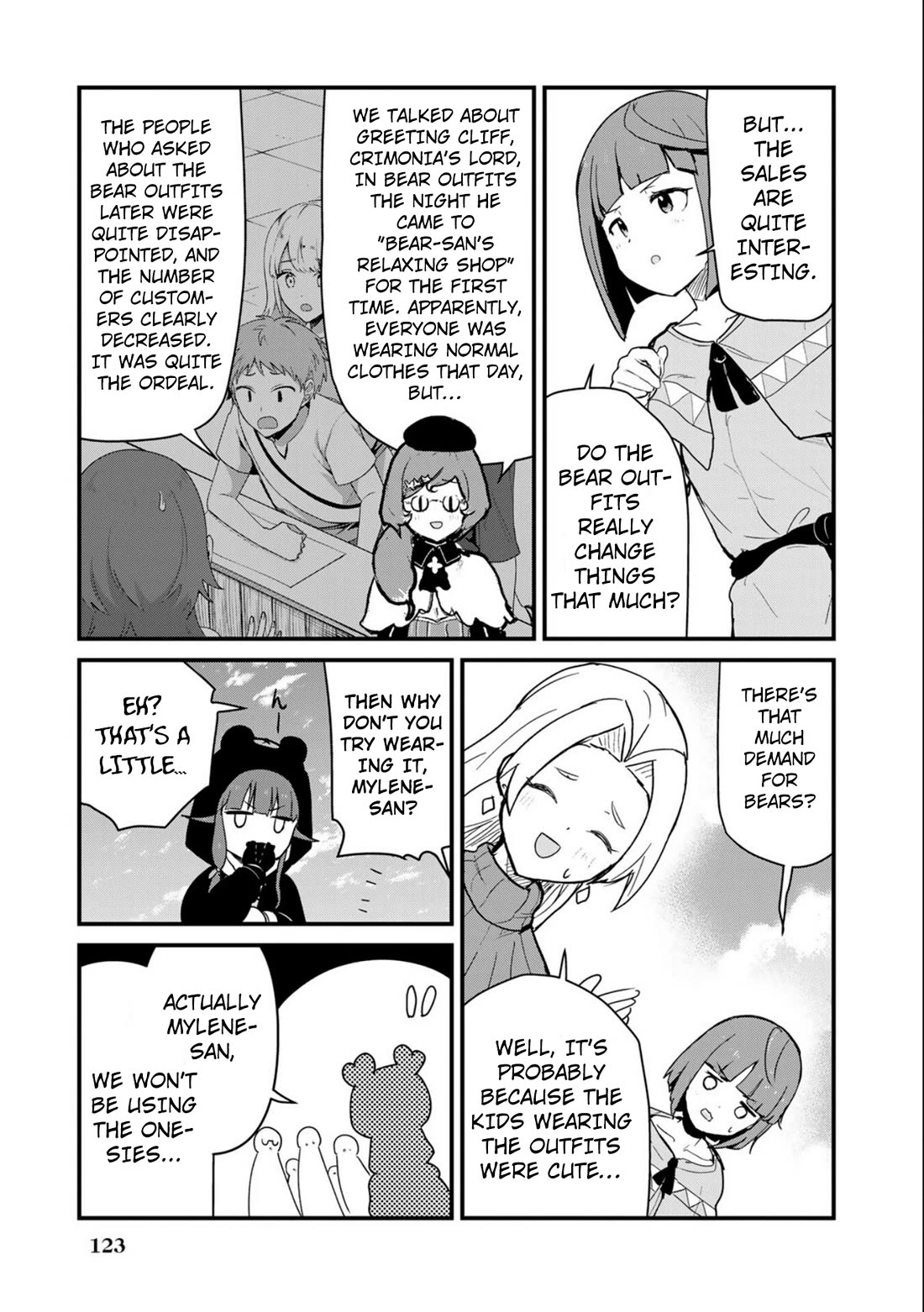 Kuma Kuma Kuma Bear Chapter 99 page 7 - Chapter 99: Kuma-san and the Bear Diner