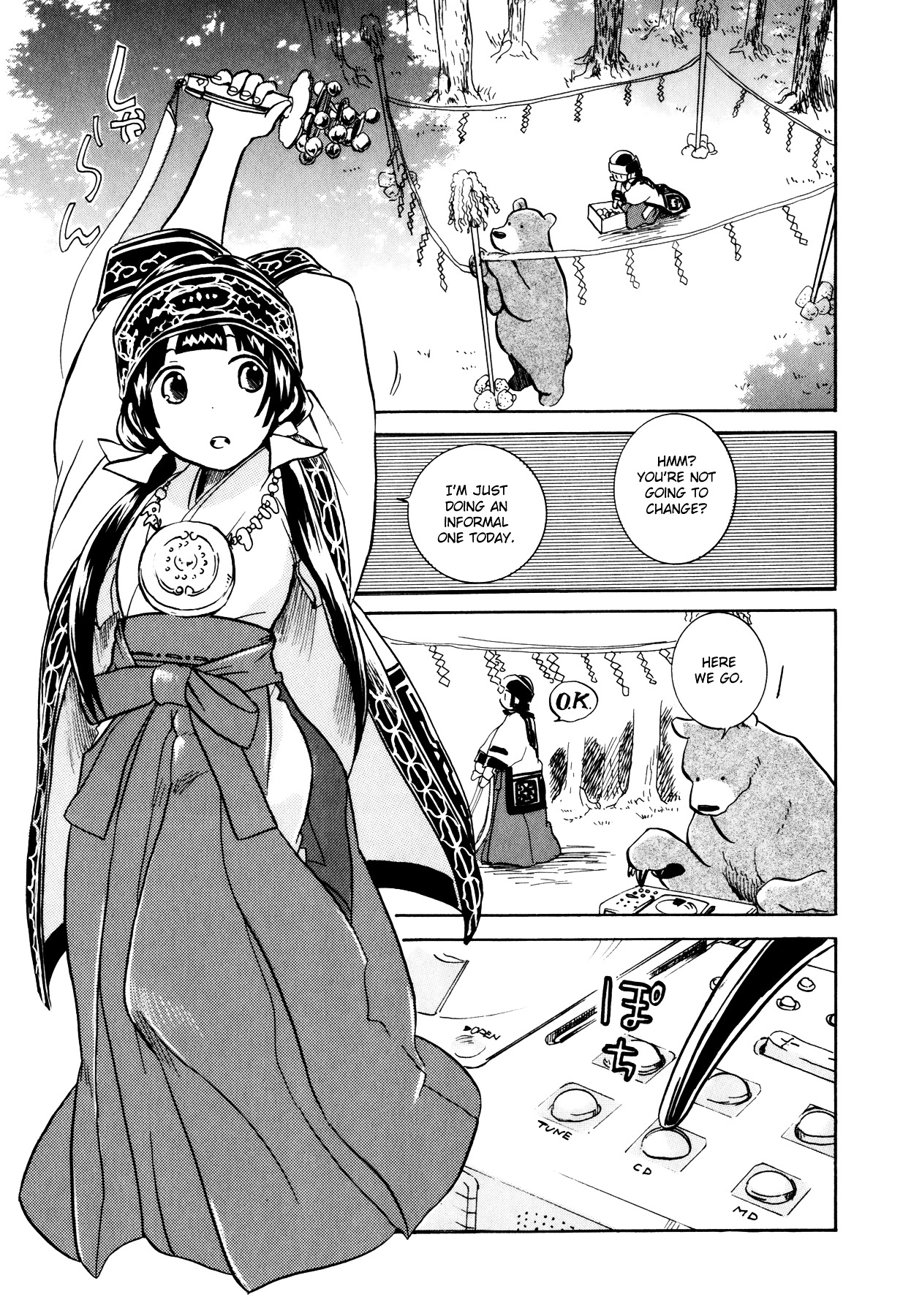 Kumamiko - Girl Meets Bear Chapter 3 page 5 - Chapter 3 : An Offering of Dance to the Mountain God