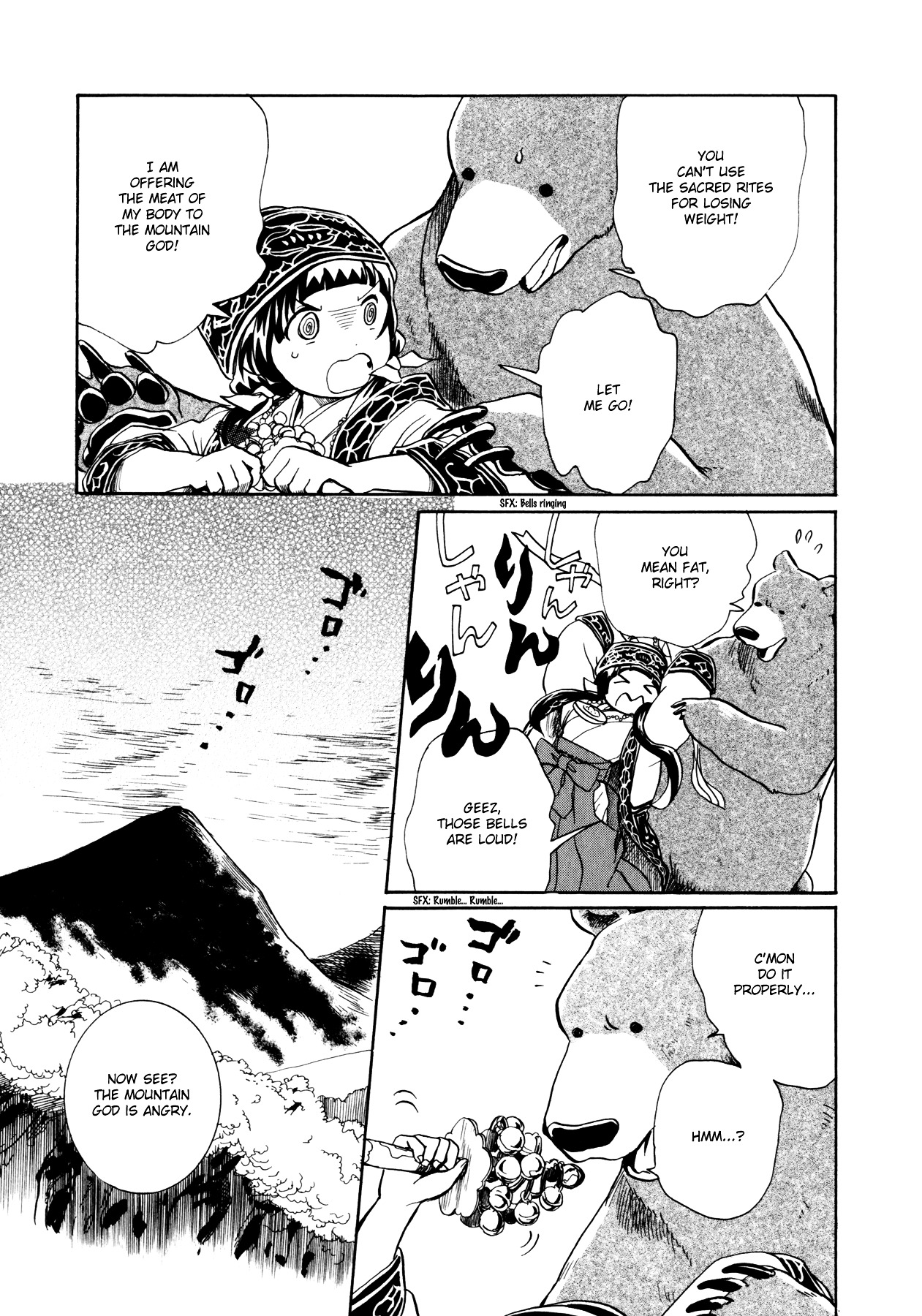 Kumamiko - Girl Meets Bear Chapter 3 page 7 - Chapter 3 : An Offering of Dance to the Mountain God