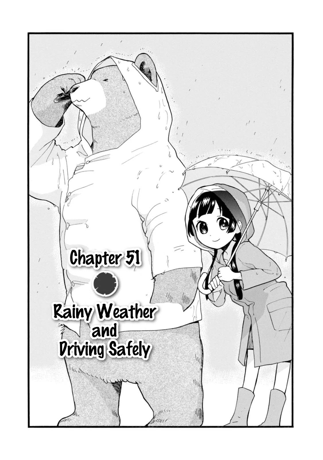 Kumamiko - Girl Meets Bear Chapter 51 page 1 - Chapter 51: Rainy Weather and Driving Safely