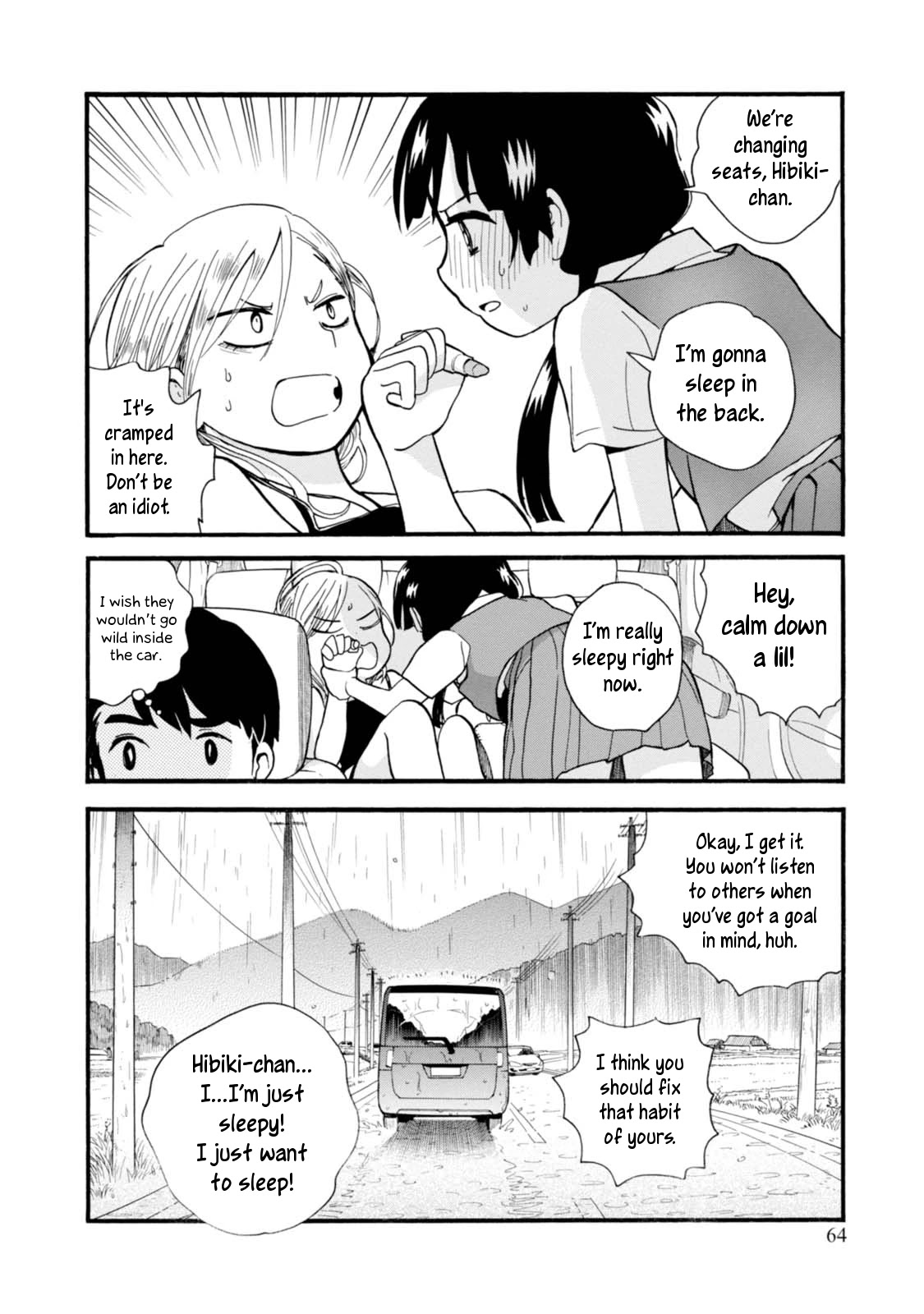 Kumamiko - Girl Meets Bear Chapter 51 page 14 - Chapter 51: Rainy Weather and Driving Safely