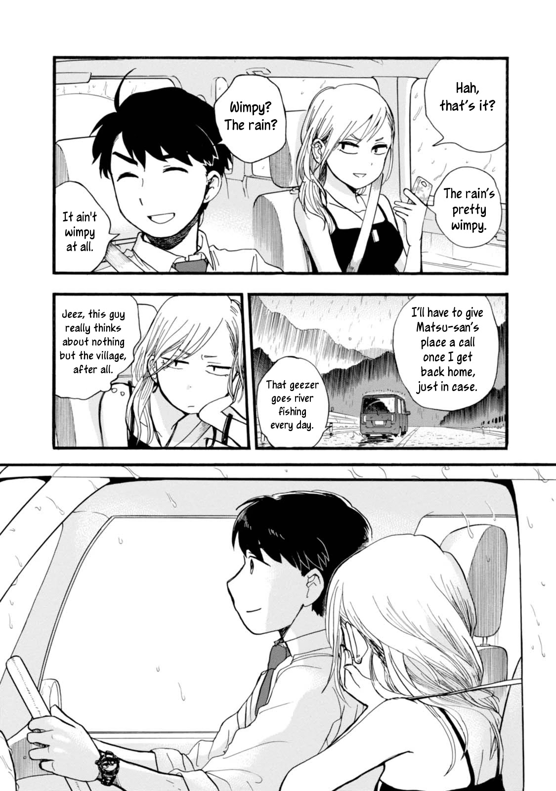 Kumamiko - Girl Meets Bear Chapter 51 page 18 - Chapter 51: Rainy Weather and Driving Safely