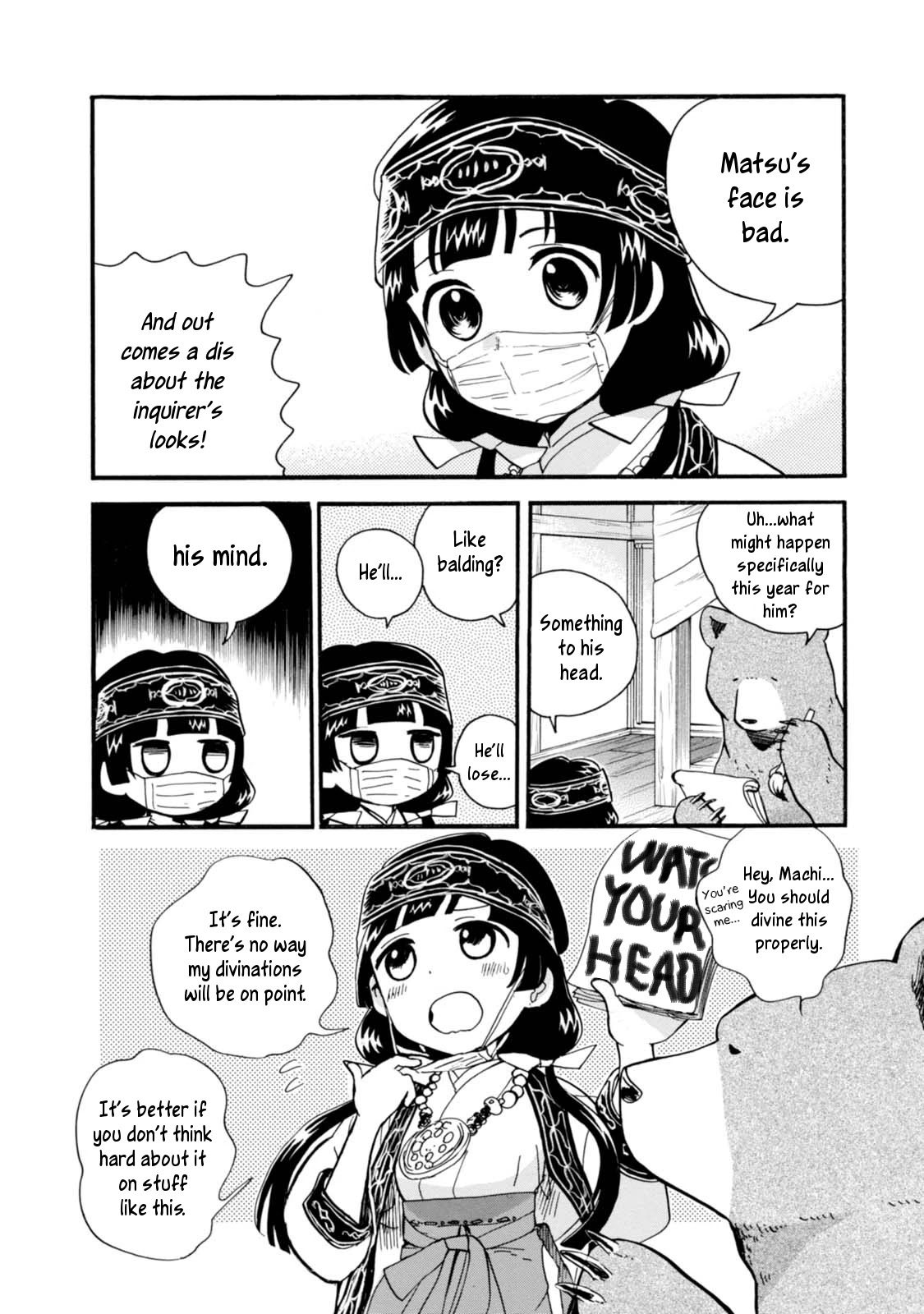 Kumamiko - Girl Meets Bear Chapter 53 page 12 - Chapter 53: The Village Diviner