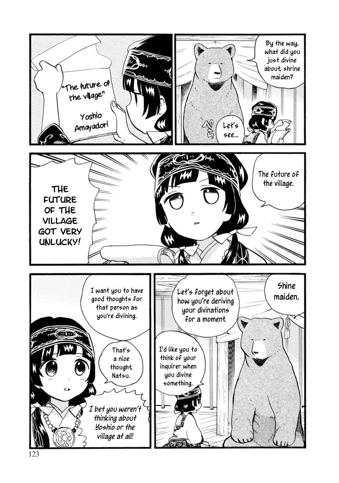 Kumamiko - Girl Meets Bear Chapter 53 page 19 - Chapter 53: The Village Diviner