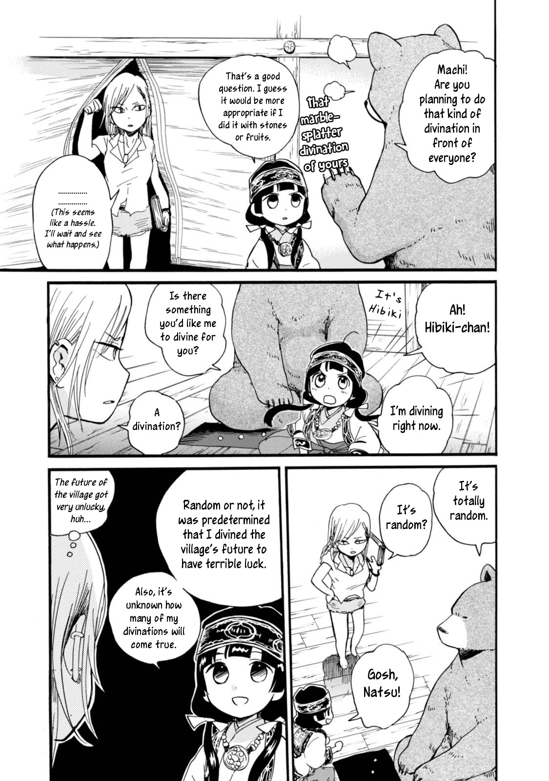 Kumamiko - Girl Meets Bear Chapter 53 page 21 - Chapter 53: The Village Diviner