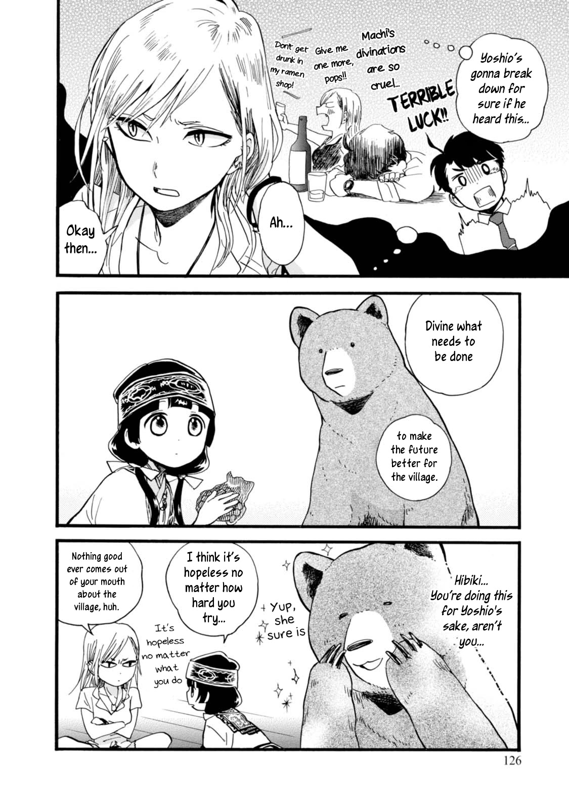 Kumamiko - Girl Meets Bear Chapter 53 page 22 - Chapter 53: The Village Diviner