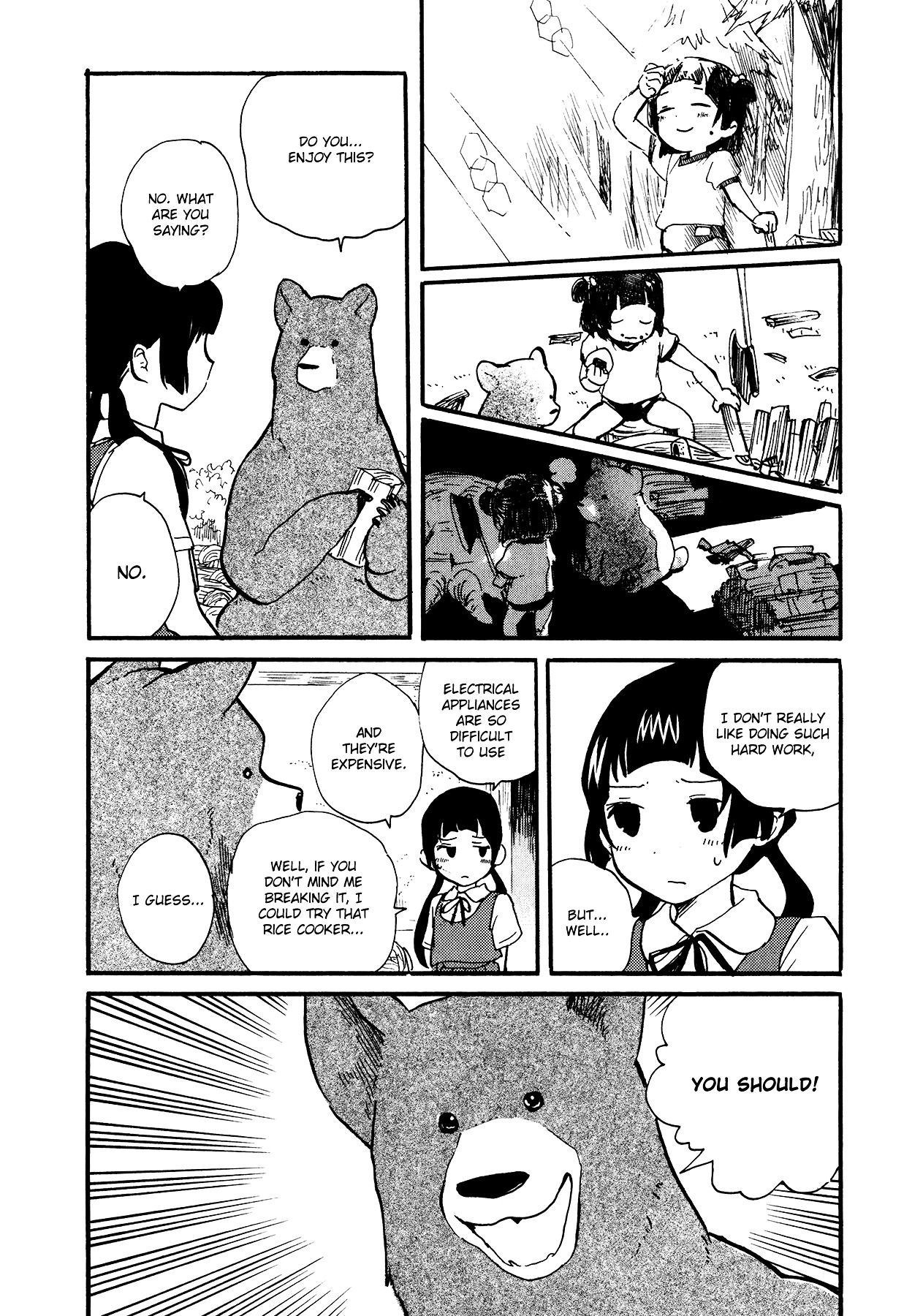 Kumamiko - Girl Meets Bear Chapter 7 page 13 - Chapter 7: Ayamadori Fuchi's House