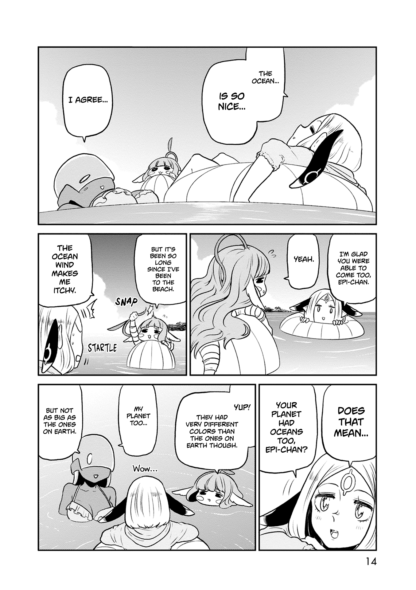 Kumika no Mikaku Chapter 28 page 14 - Chapter 28: Party at the Beach
