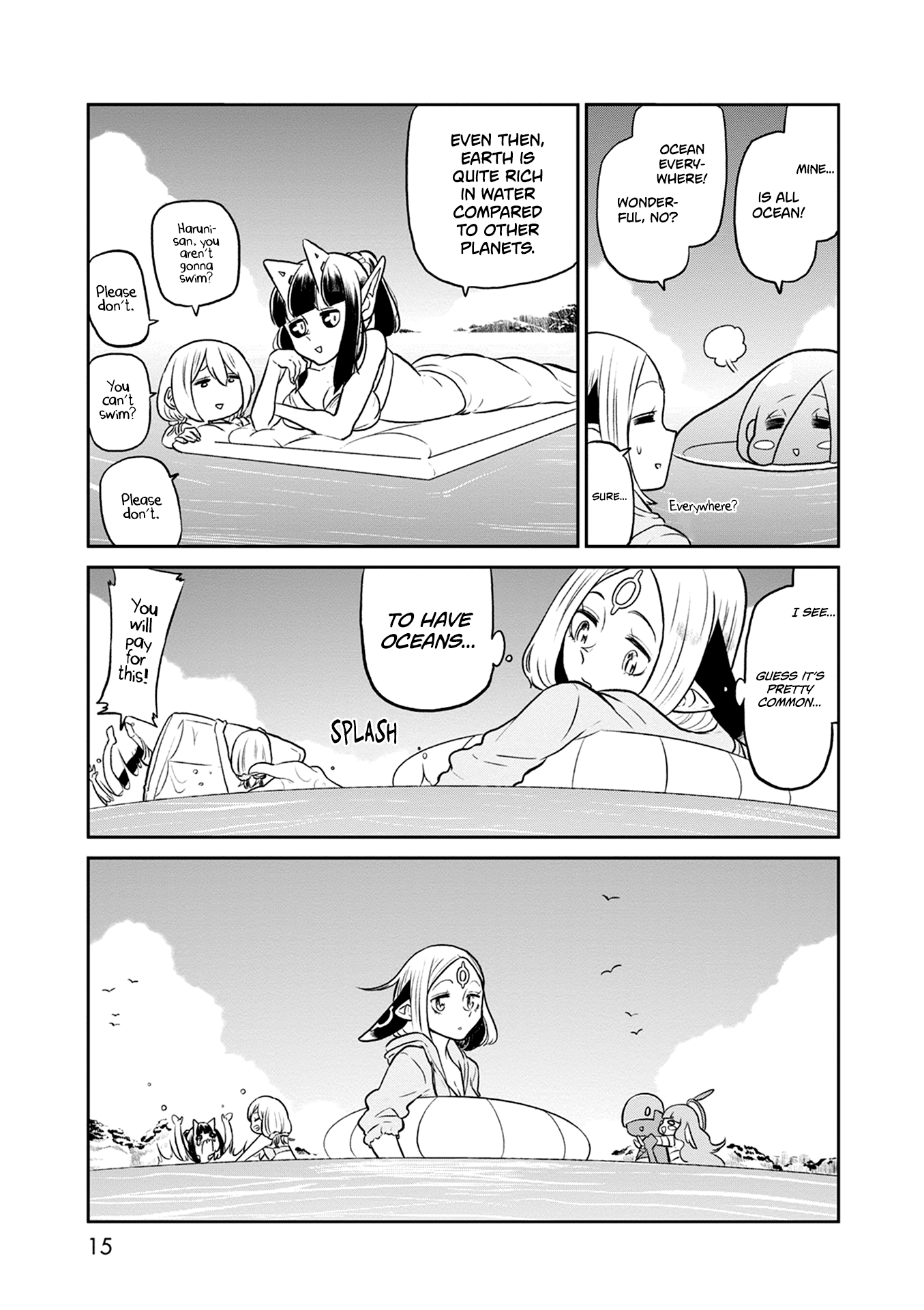 Kumika no Mikaku Chapter 28 page 15 - Chapter 28: Party at the Beach