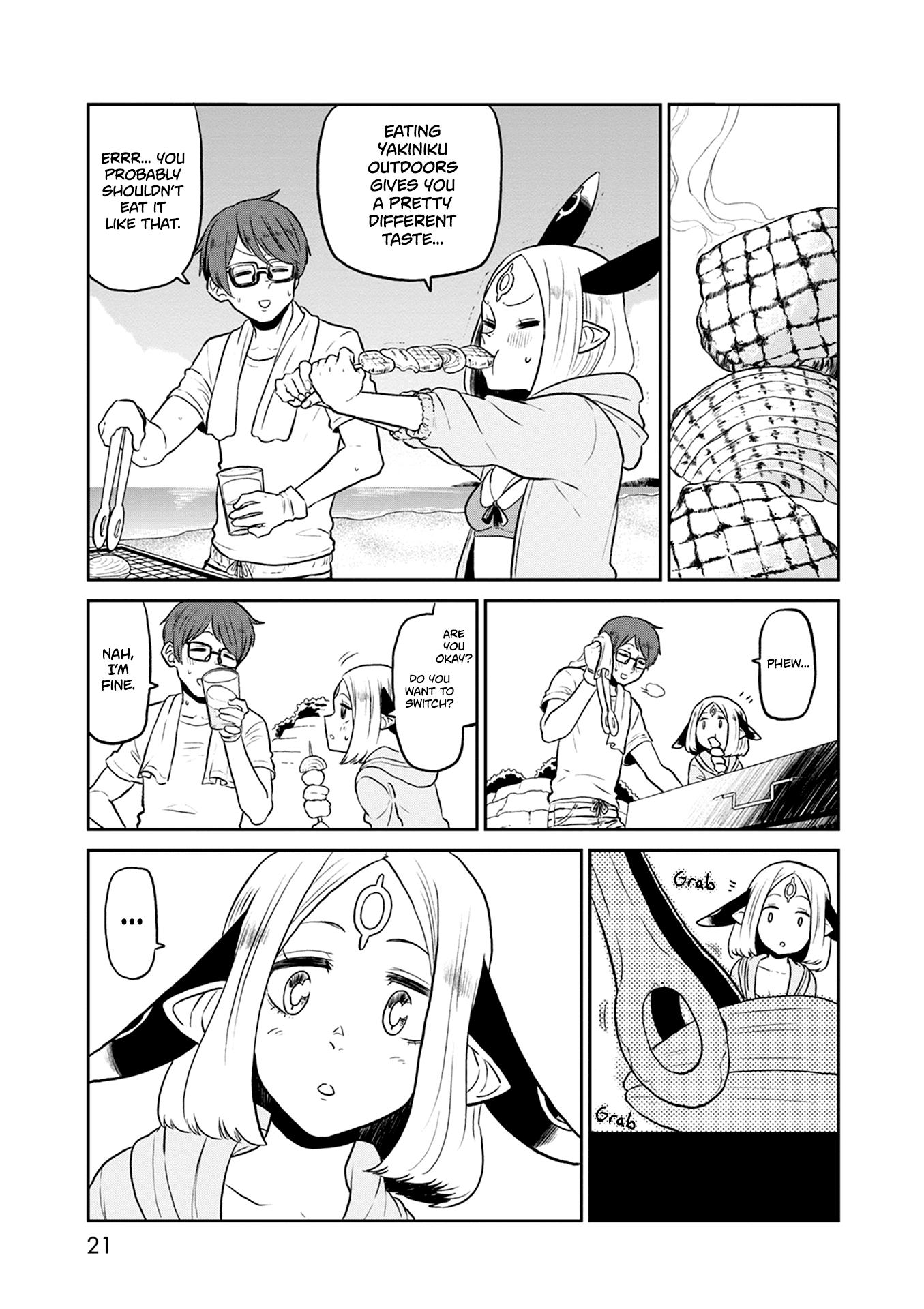 Kumika no Mikaku Chapter 28 page 21 - Chapter 28: Party at the Beach